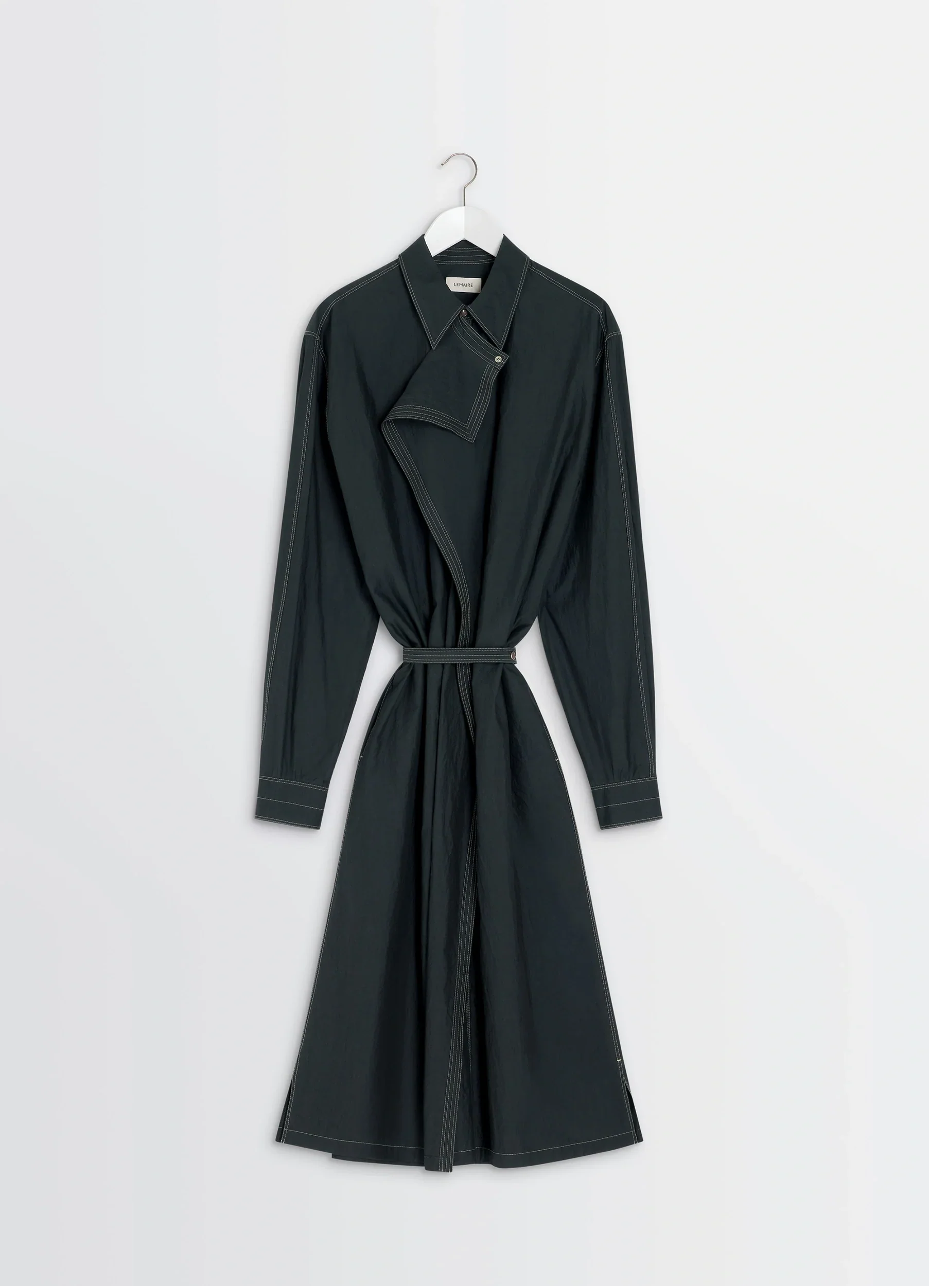 ASYMMETRICAL SHIRT DRESS - Image 6