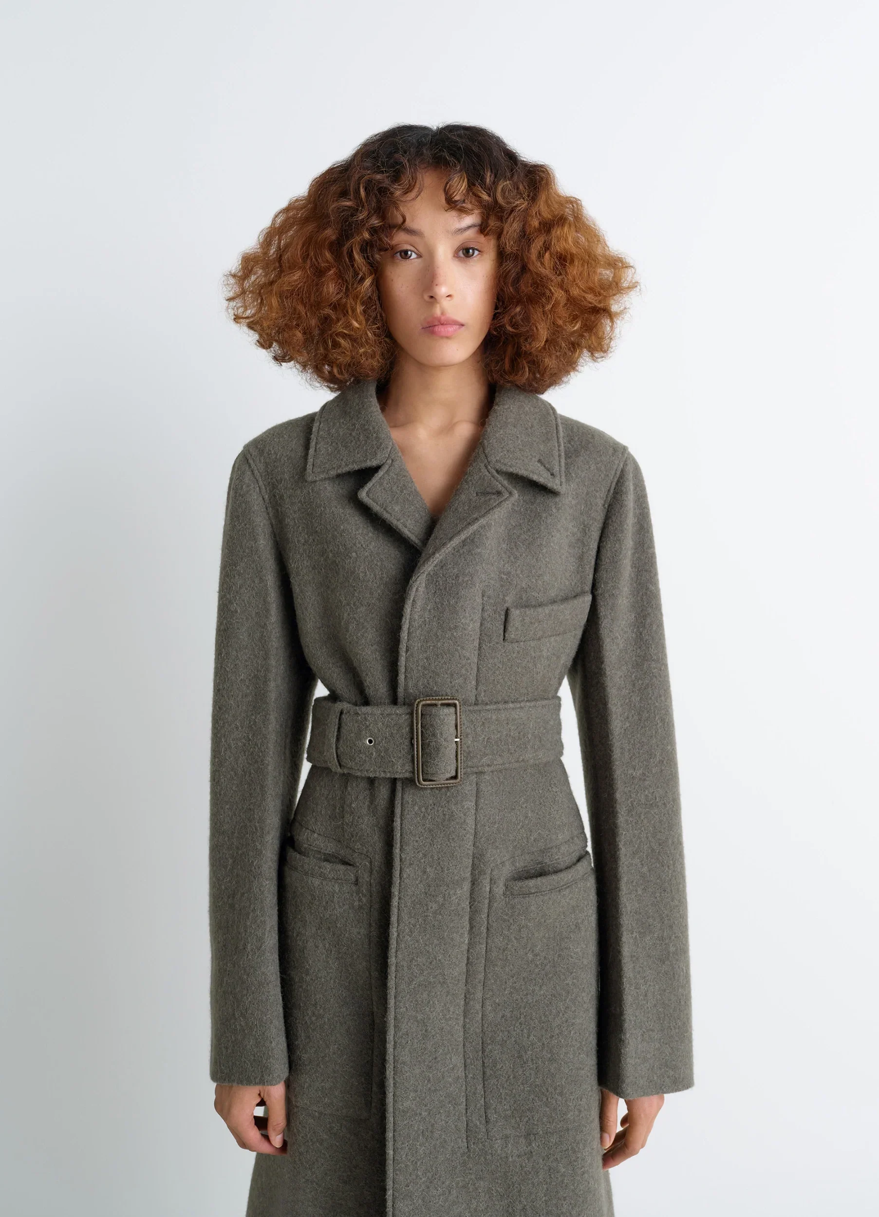 BELTED TAILORED COAT - Image 3