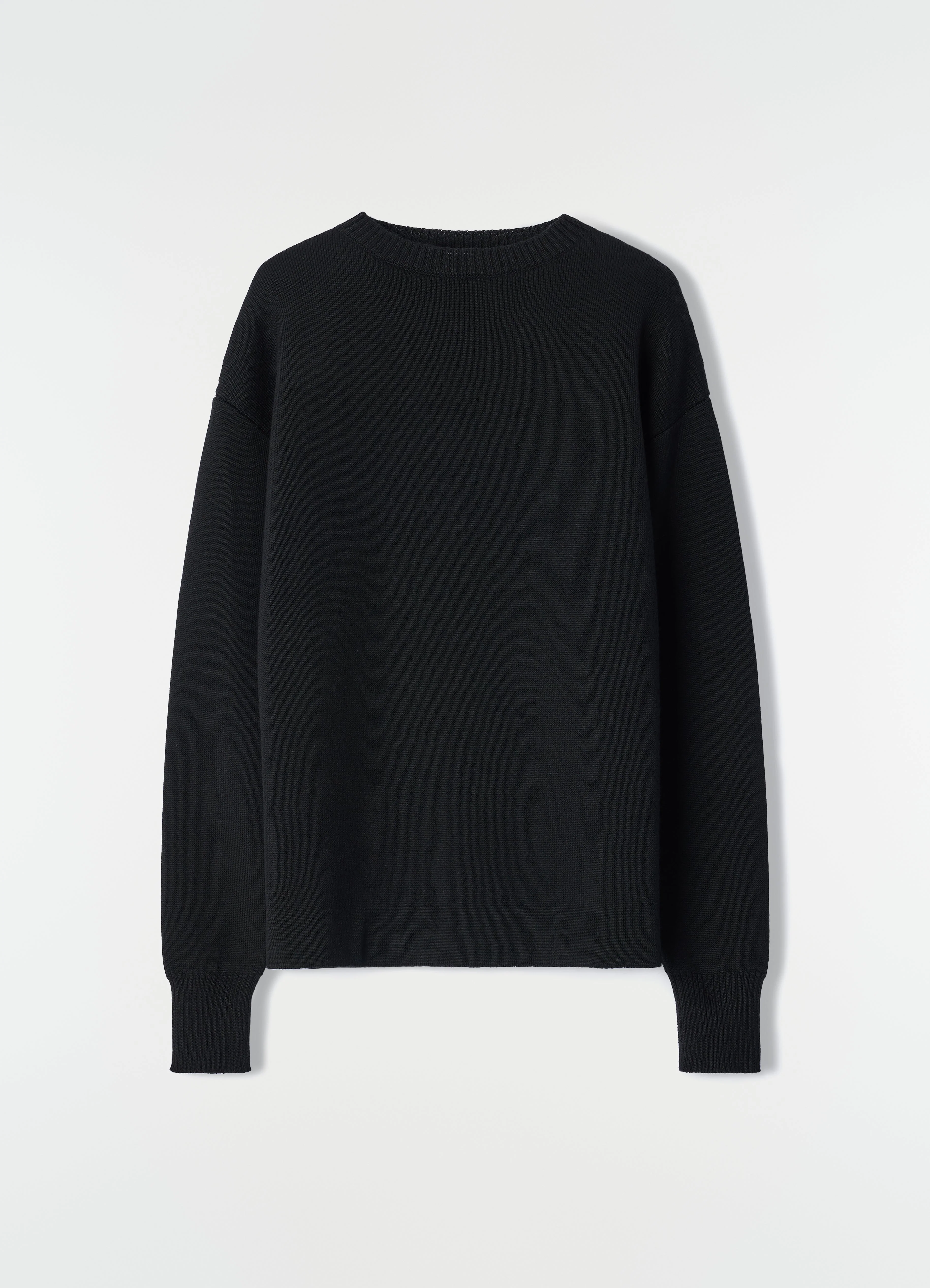 BOAT-NECK SWEATER IN DOUBLE-FACE VIRGIN WOOL - Image 6