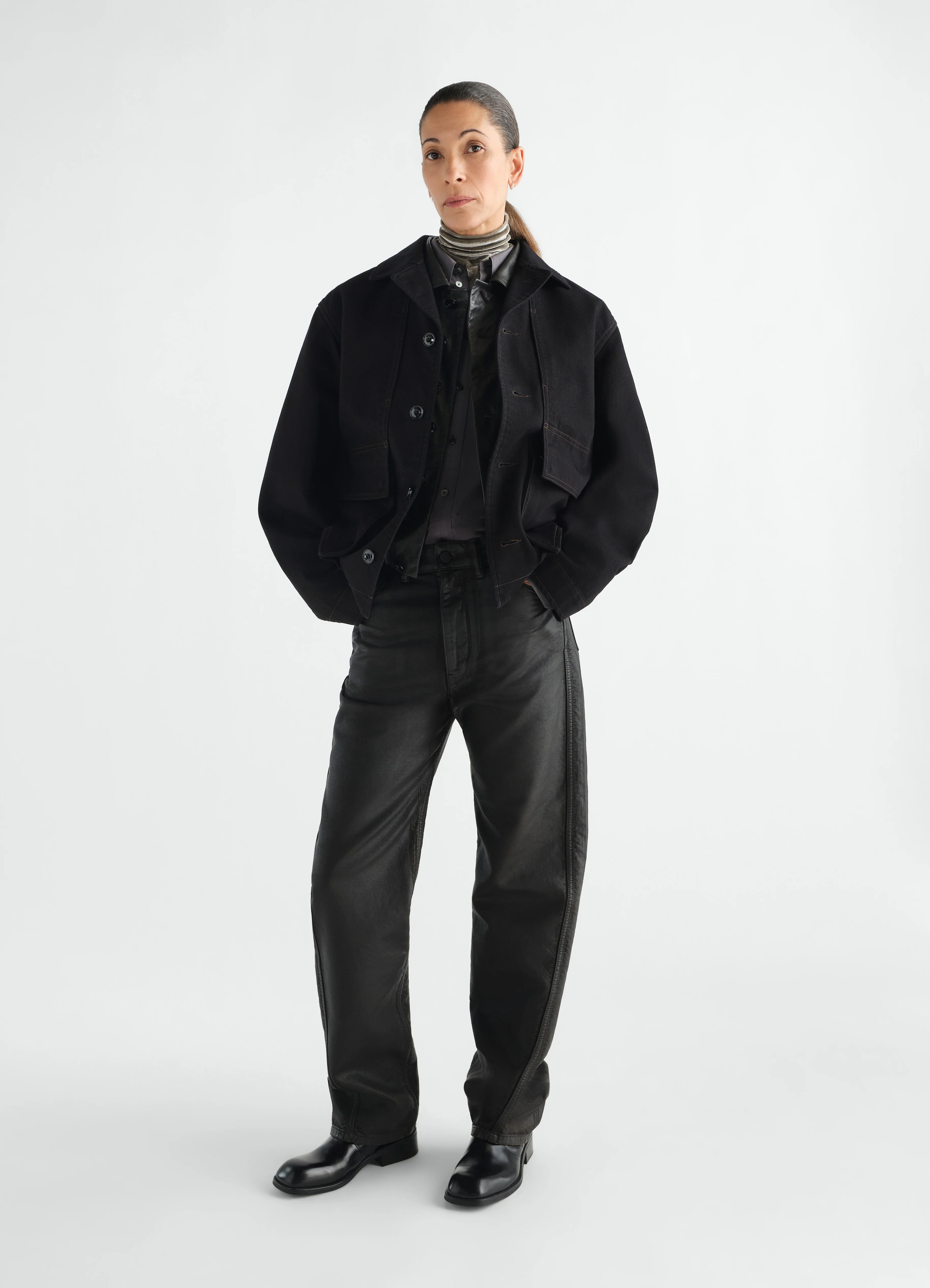 BOXY JACKET IN DENIM - Image 3