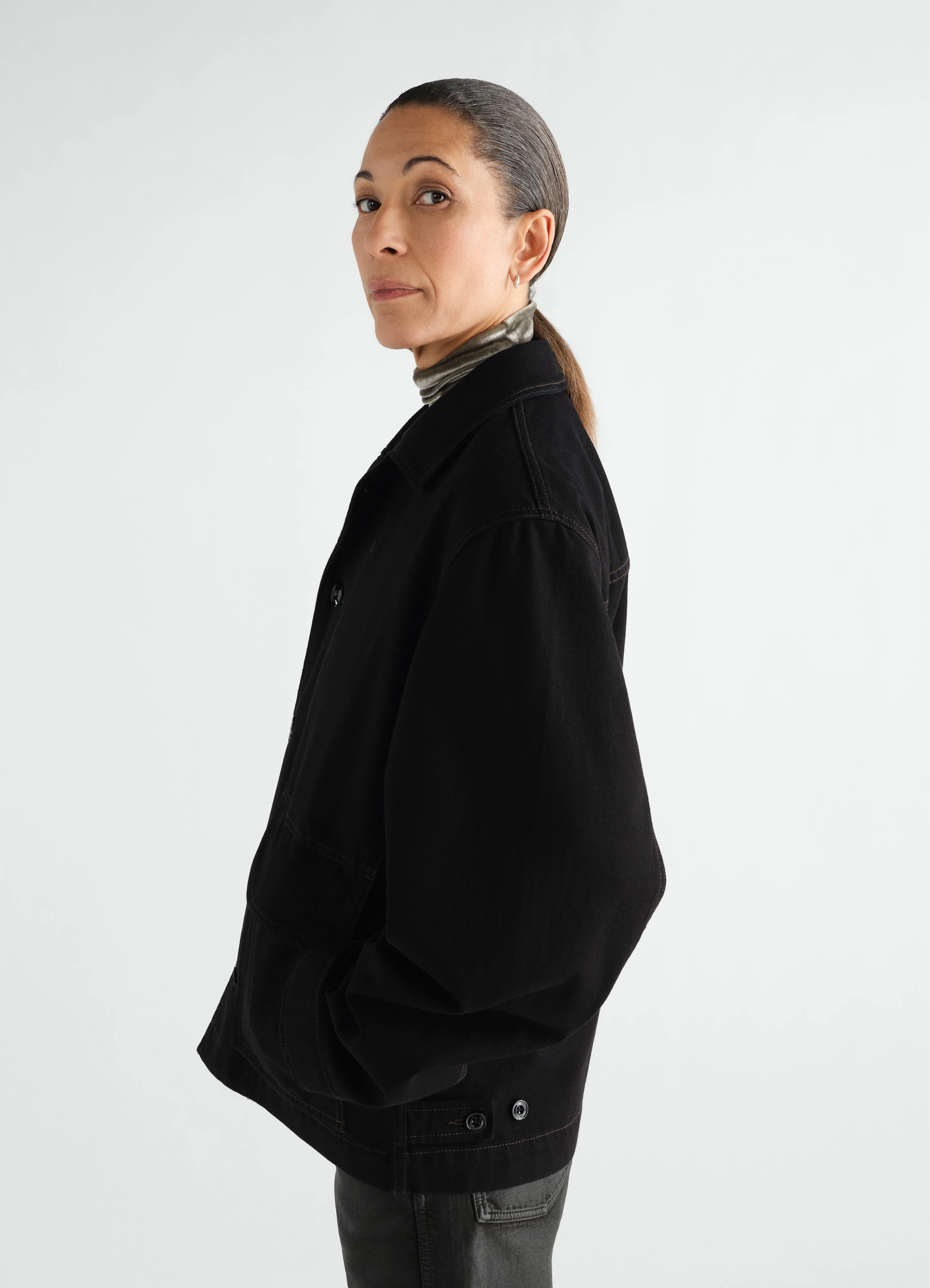 BOXY JACKET IN DENIM - Image 7