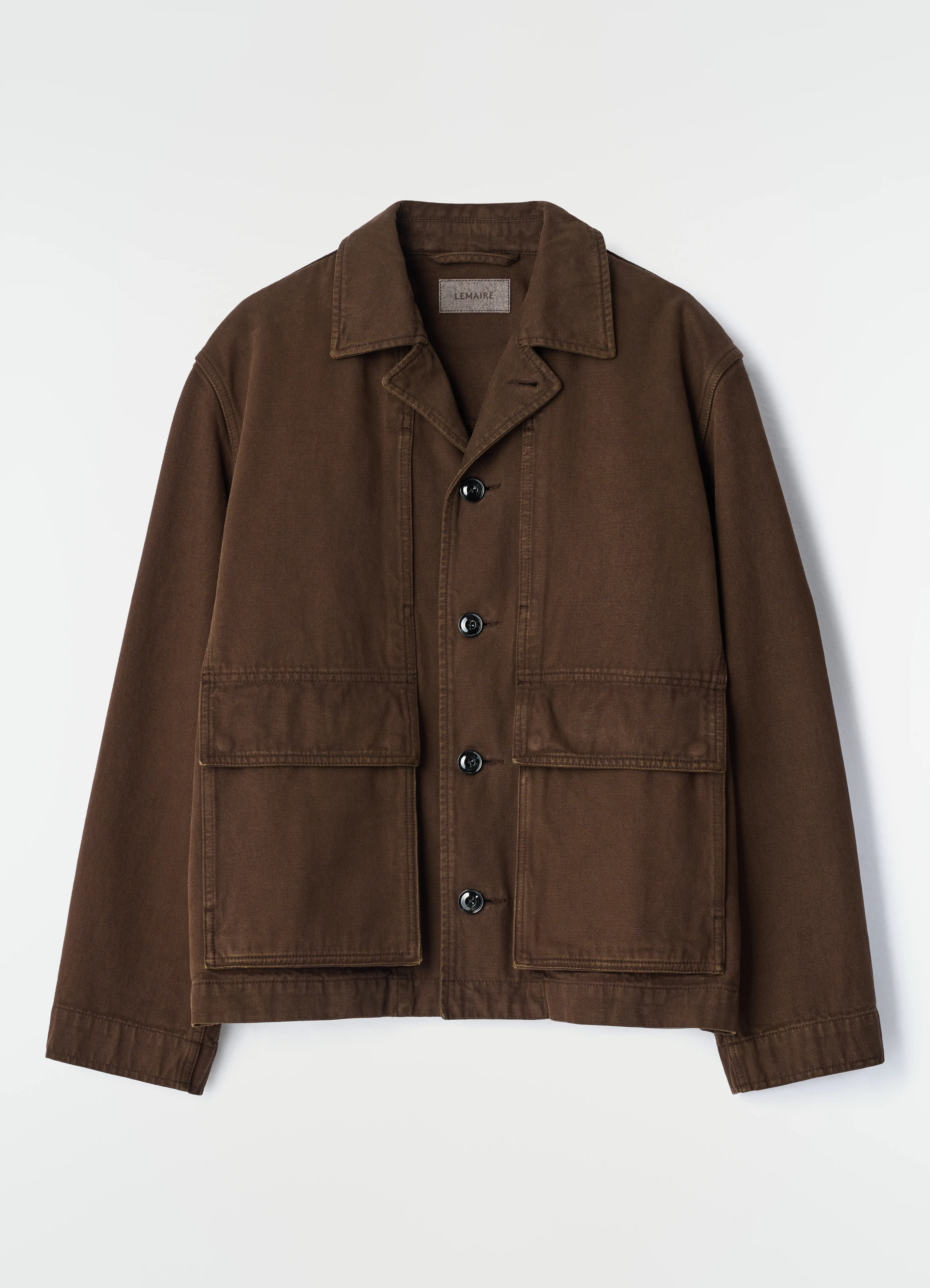BOXY JACKET IN HEAVY GARMENT-DYED BROKEN TWILL - Image 7
