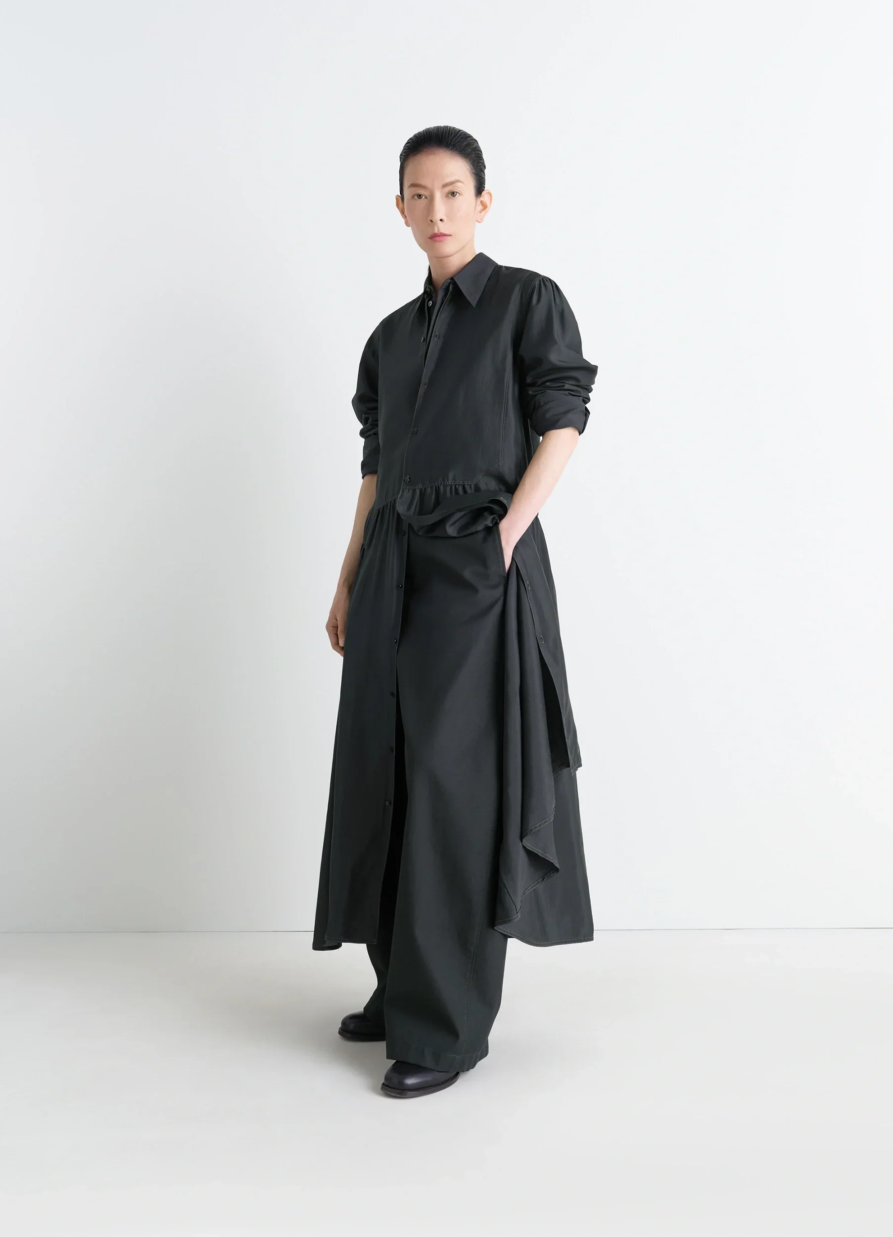 BUTTONED DRESS