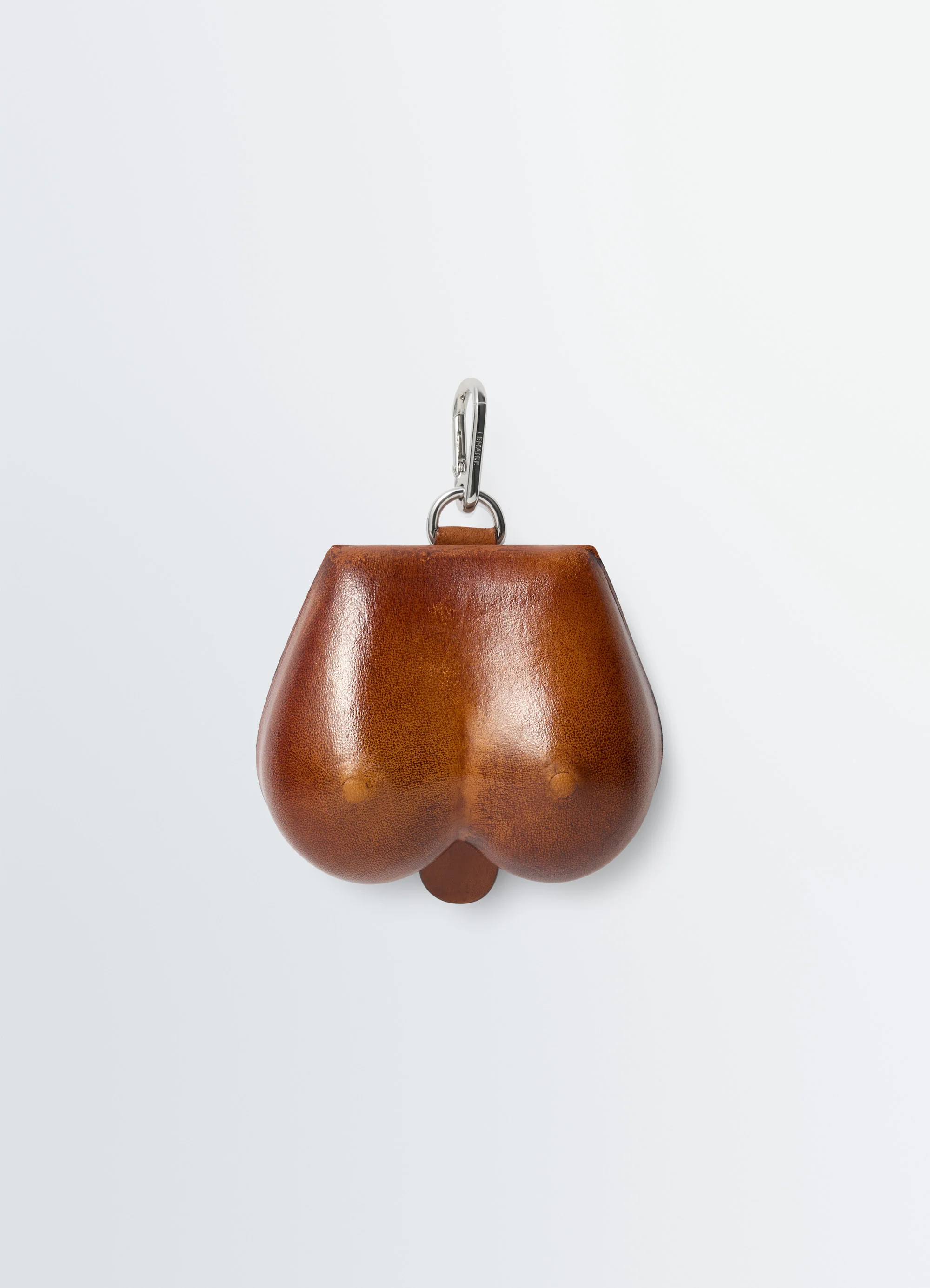 CARLOS BREAST KEY RING IN LEATHER - Image 2