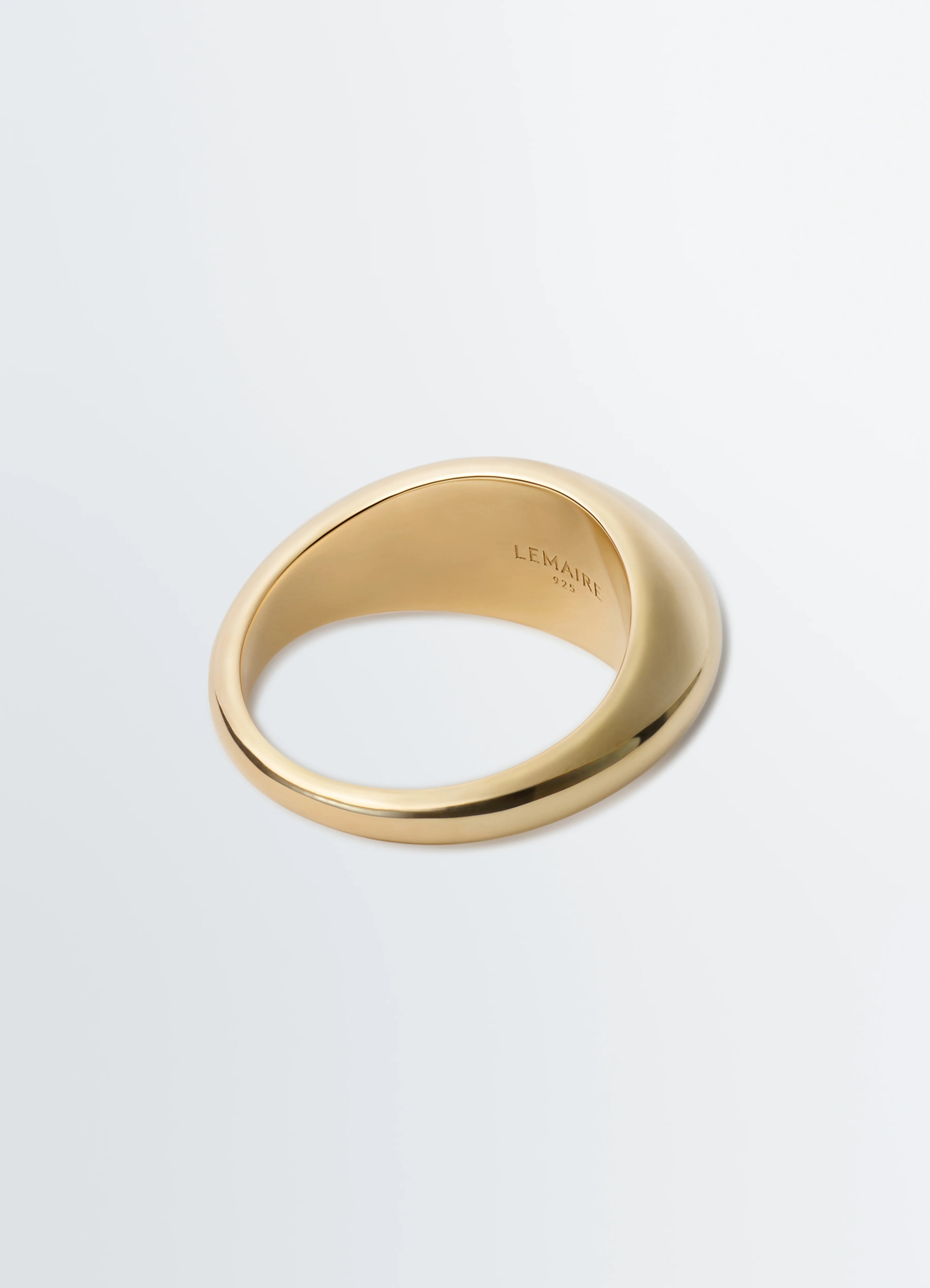 CHUNKY DROP RING IN VERMEIL - Image 3
