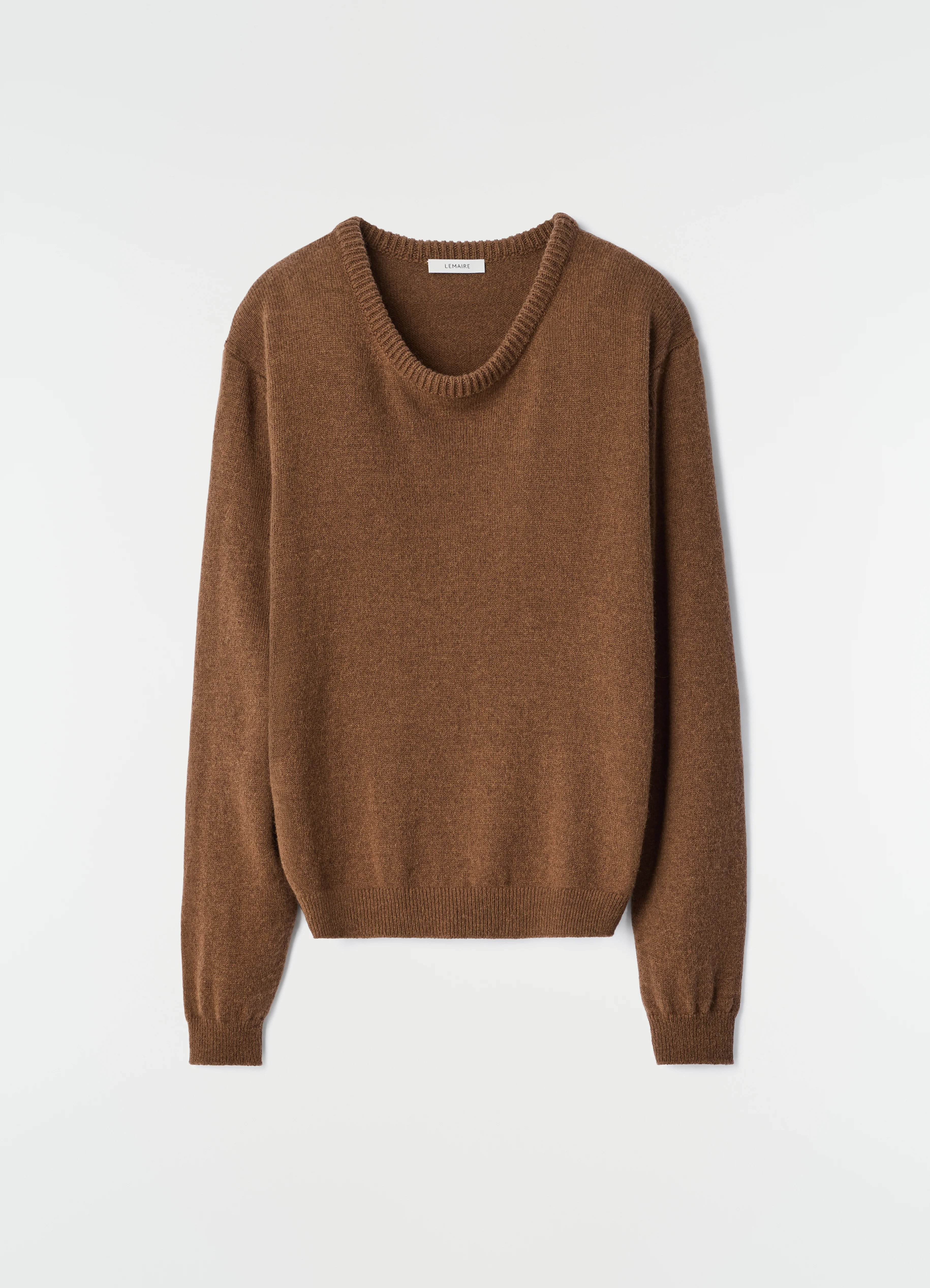 CREW-NECK SWEATER IN ALPACA WOOL BLEND - Image 6