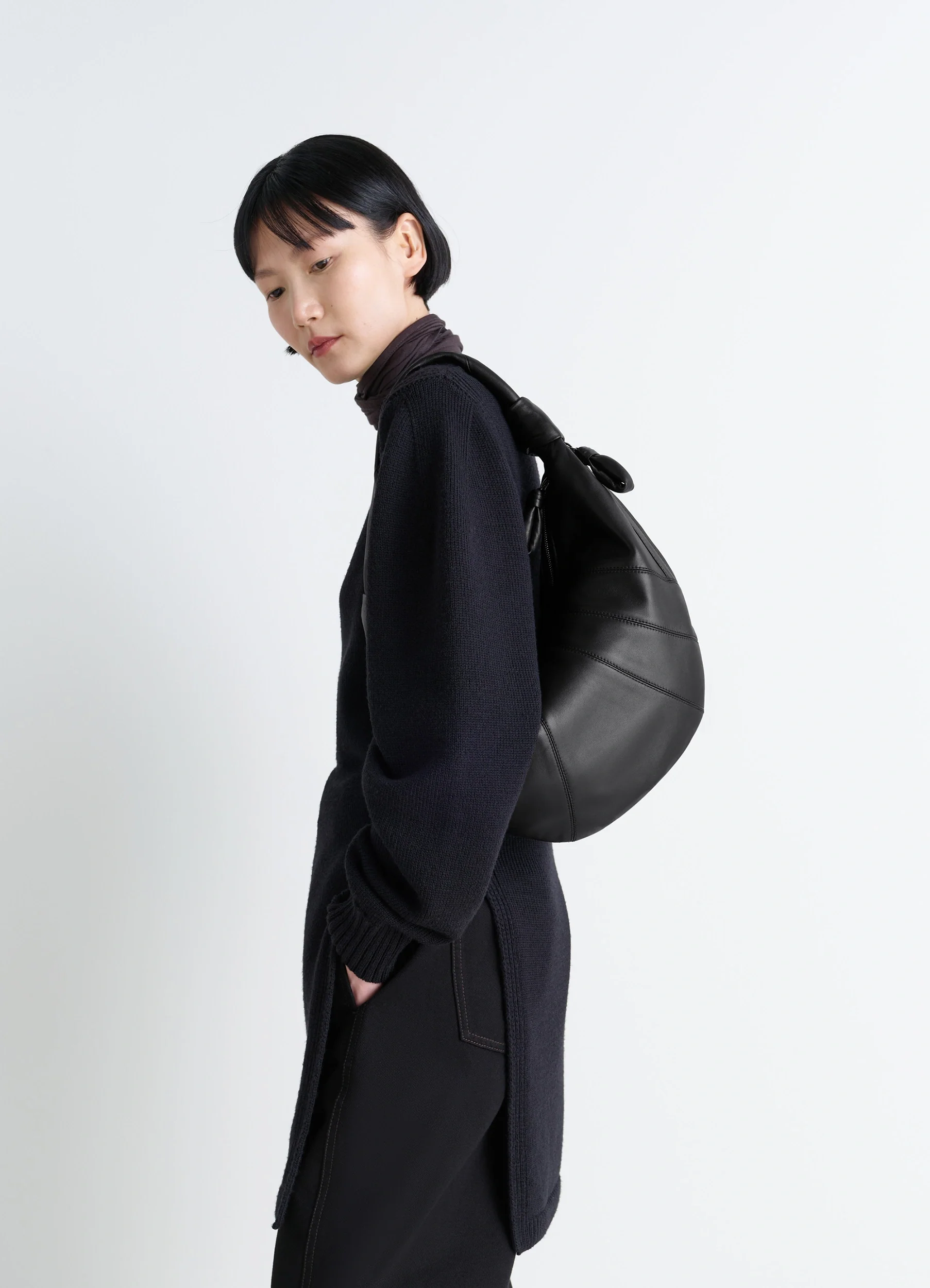 FORTUNE CROISSANT BAG IN LEATHER - Image 6