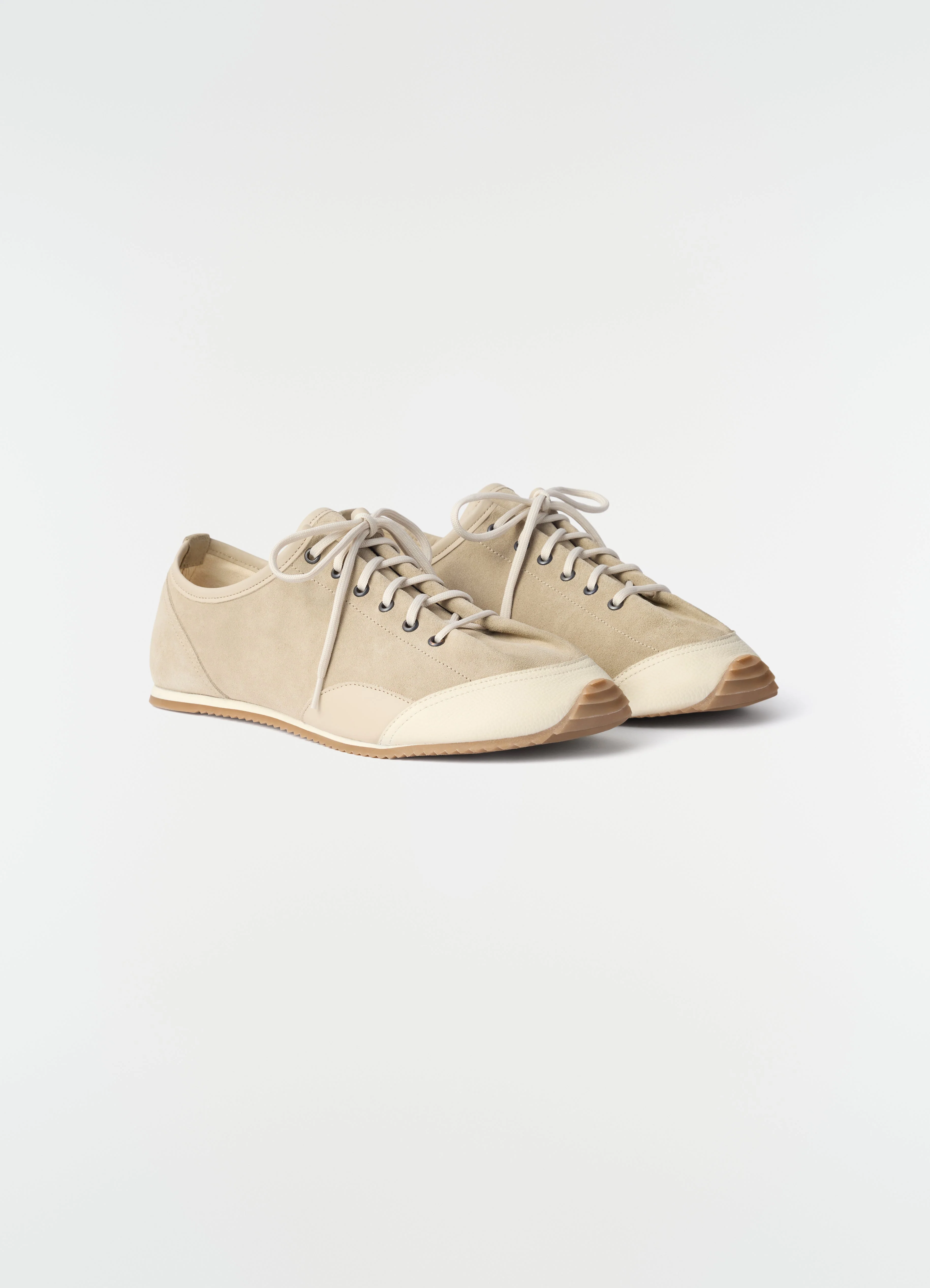 GUMMY GRIPS SNEAKERS IN MIXED LEATHERS - Image 4