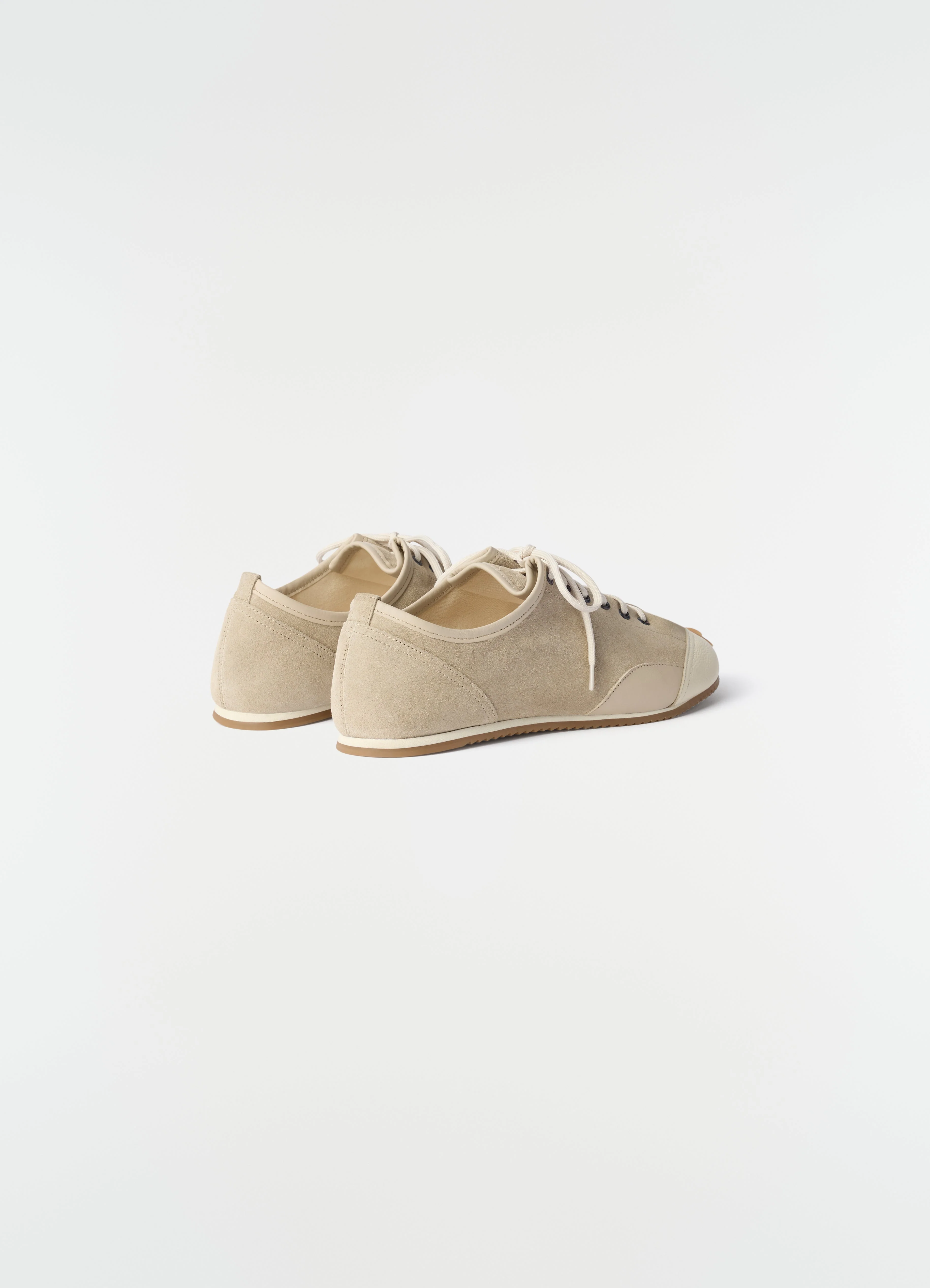 GUMMY GRIPS SNEAKERS IN MIXED LEATHERS - Image 3