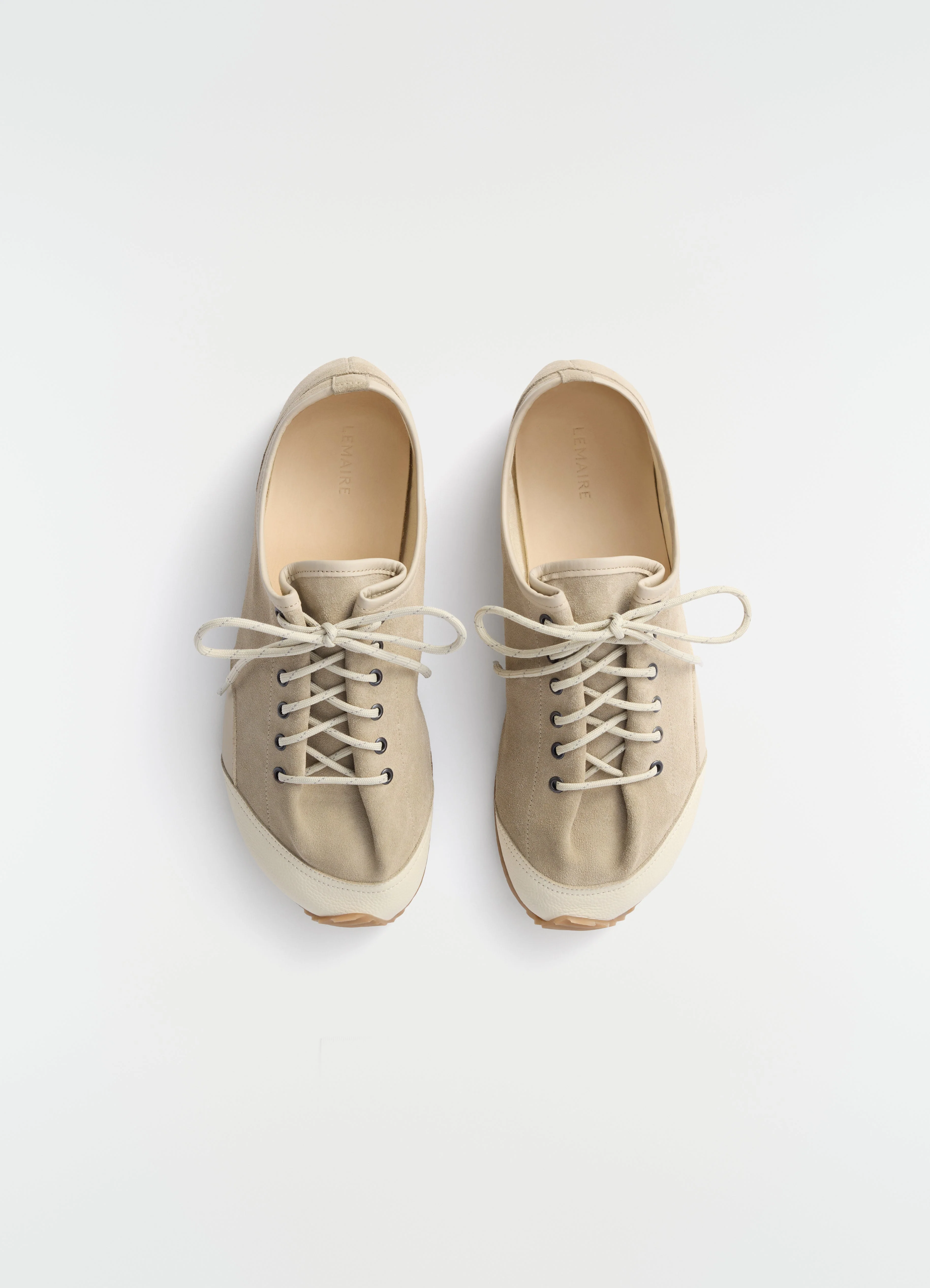 GUMMY GRIPS SNEAKERS IN MIXED LEATHERS - Image 6