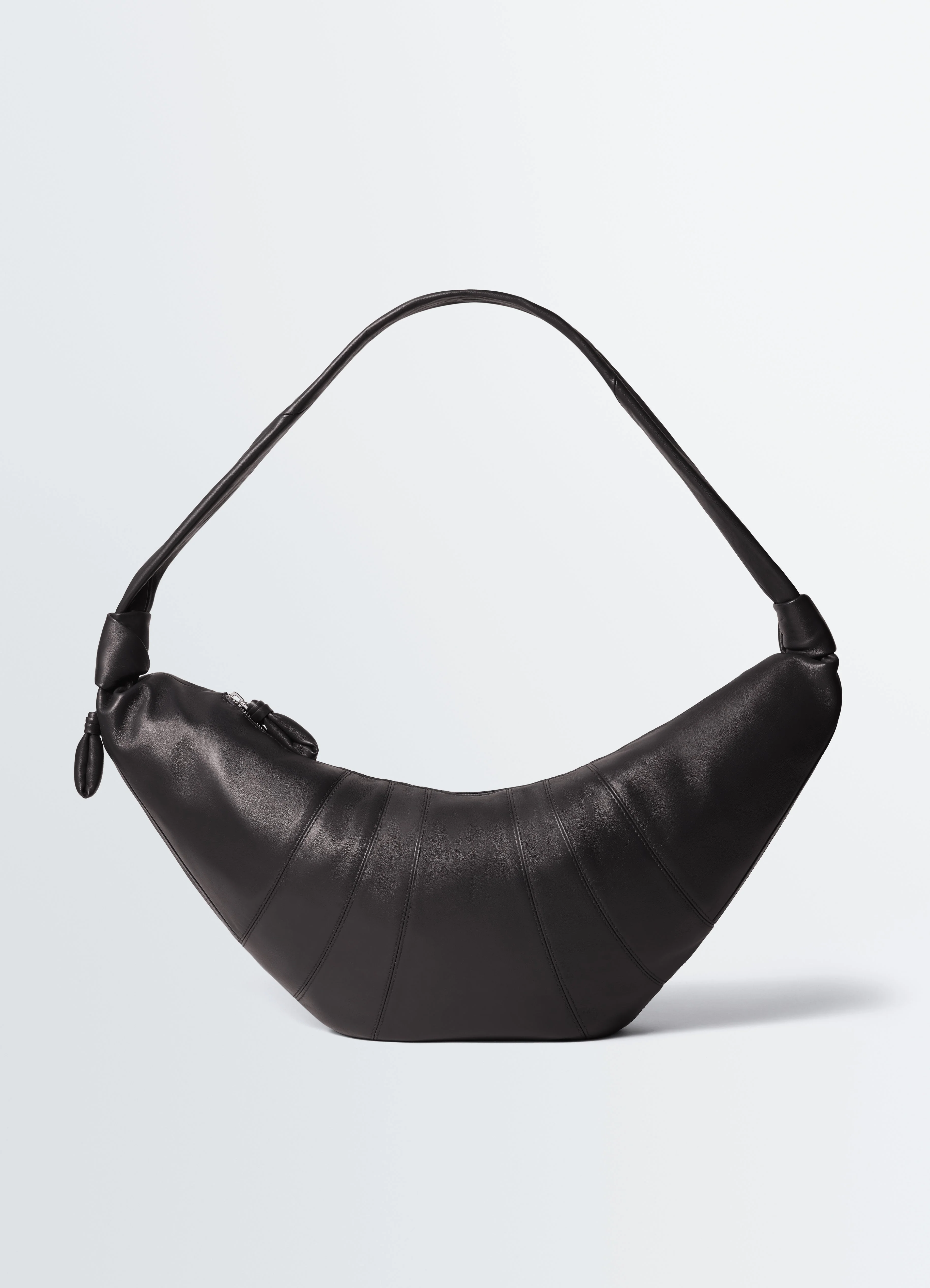 LARGE CROISSANT BAG IN LEATHER