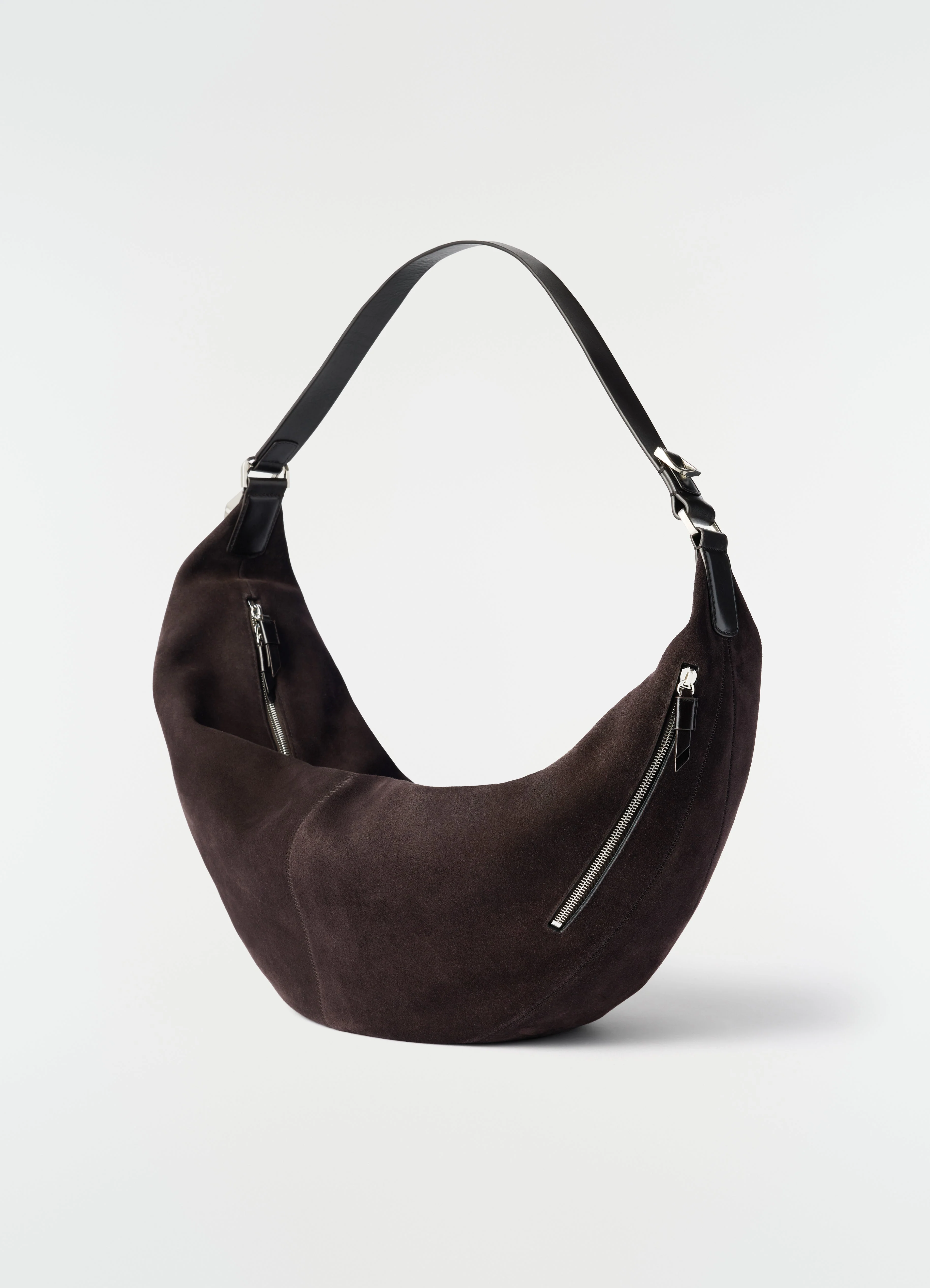 LARGE QUIVER CLIP BAG IN SUEDE LEATHER - Image 4
