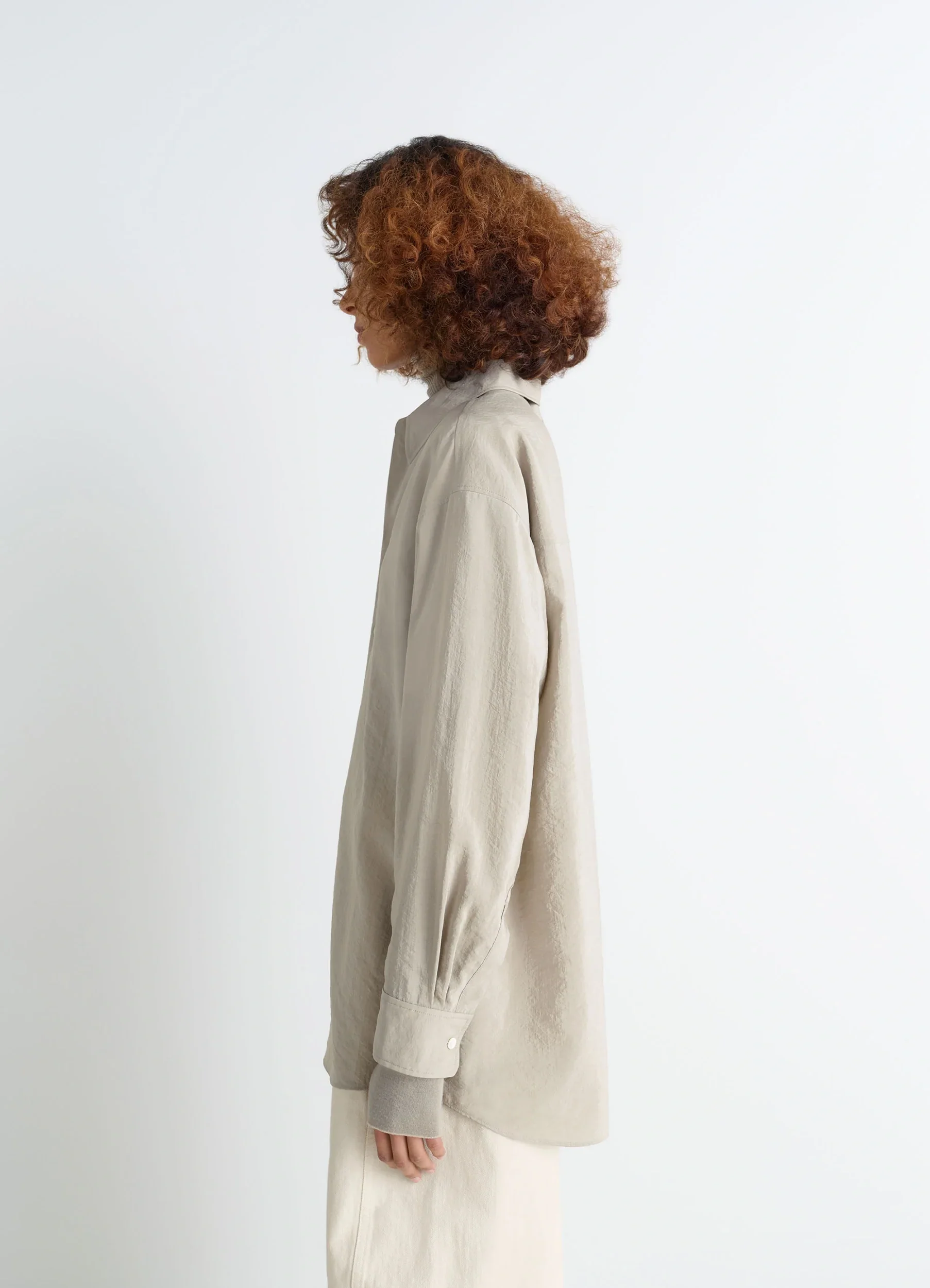 LONG SHIRT WITH TIE - Image 6