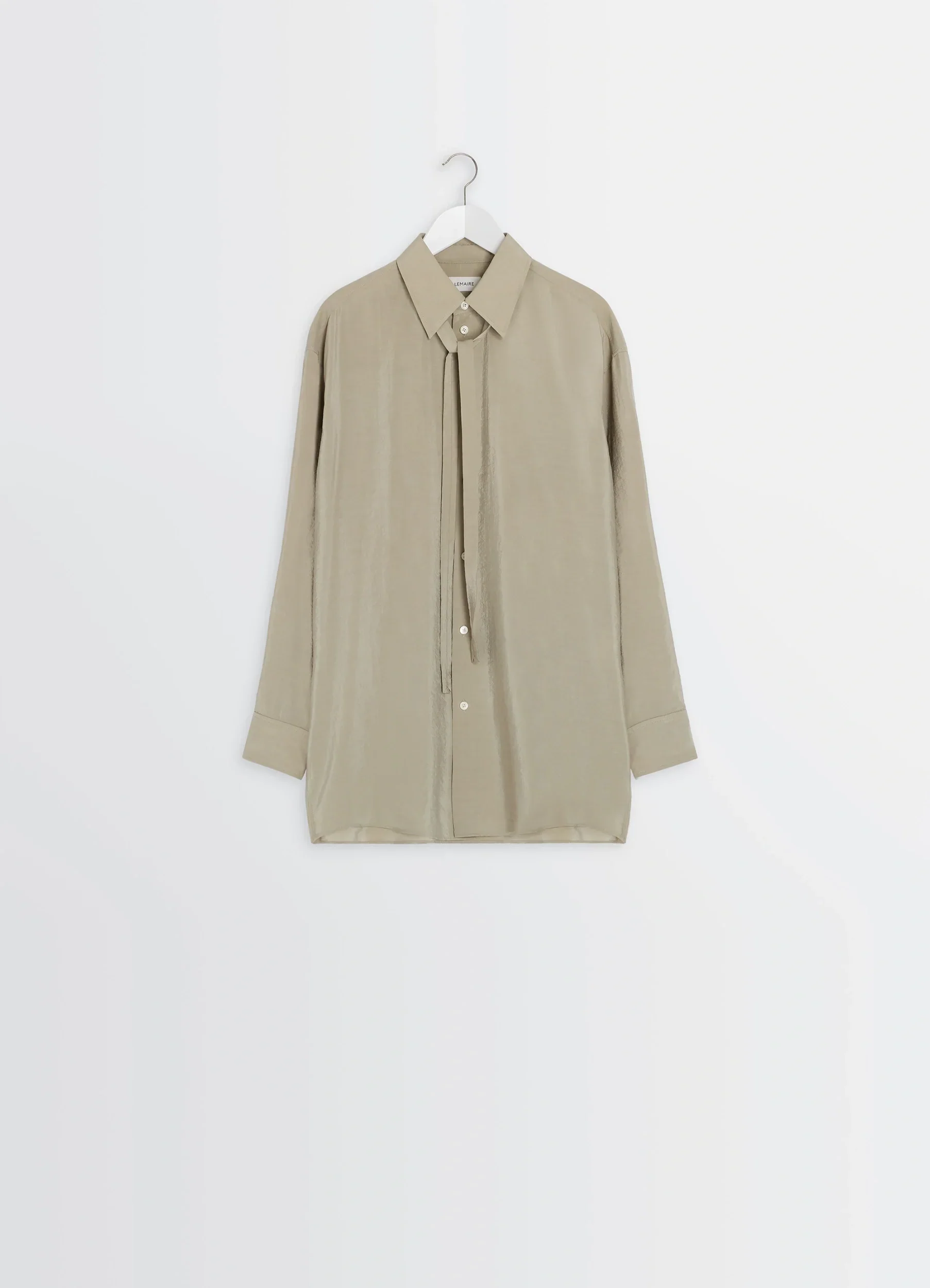 LONG SHIRT WITH TIE - Image 7