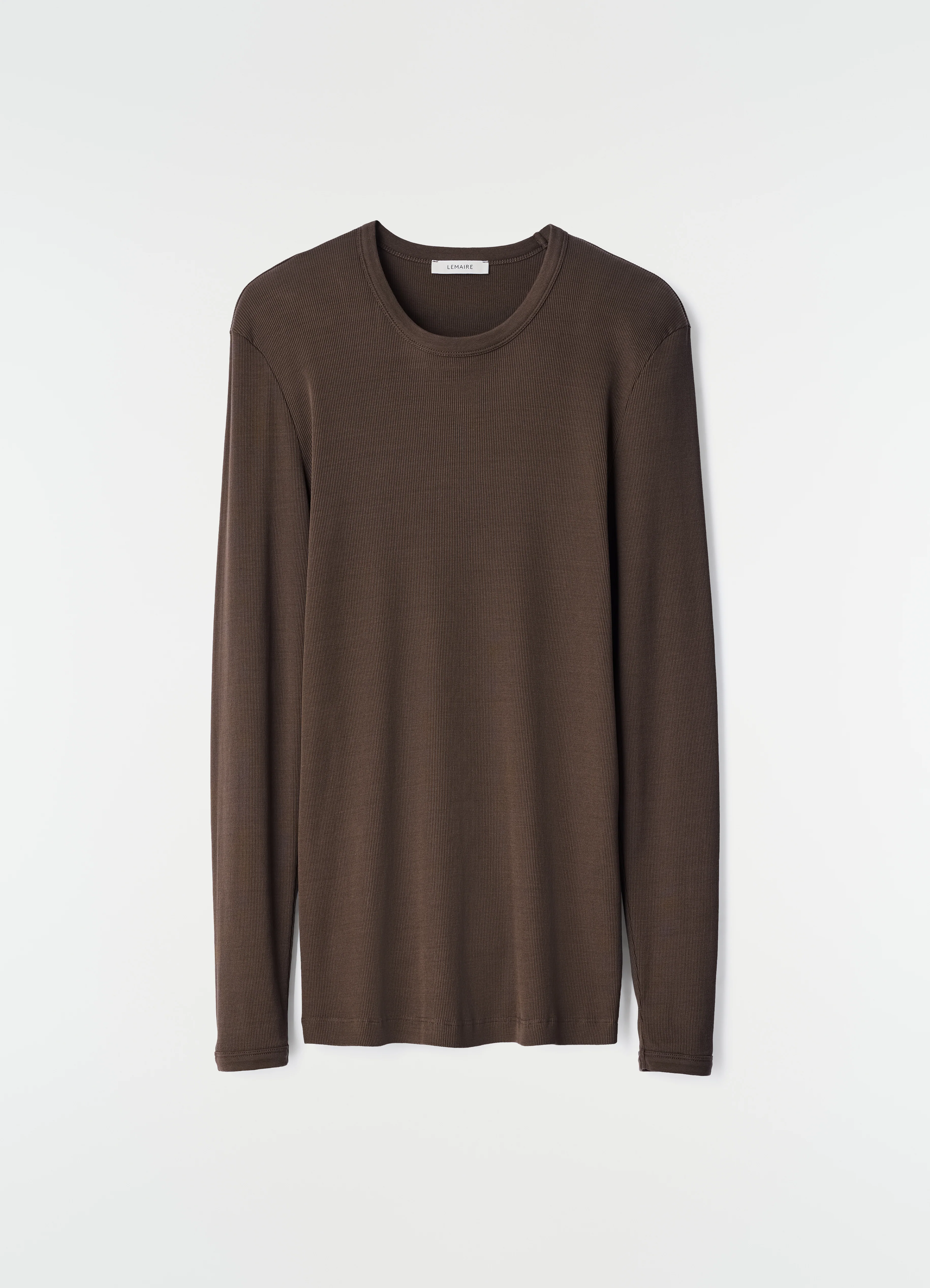 LONG-SLEEVE TOP IN RIBBED JERSEY - Image 3