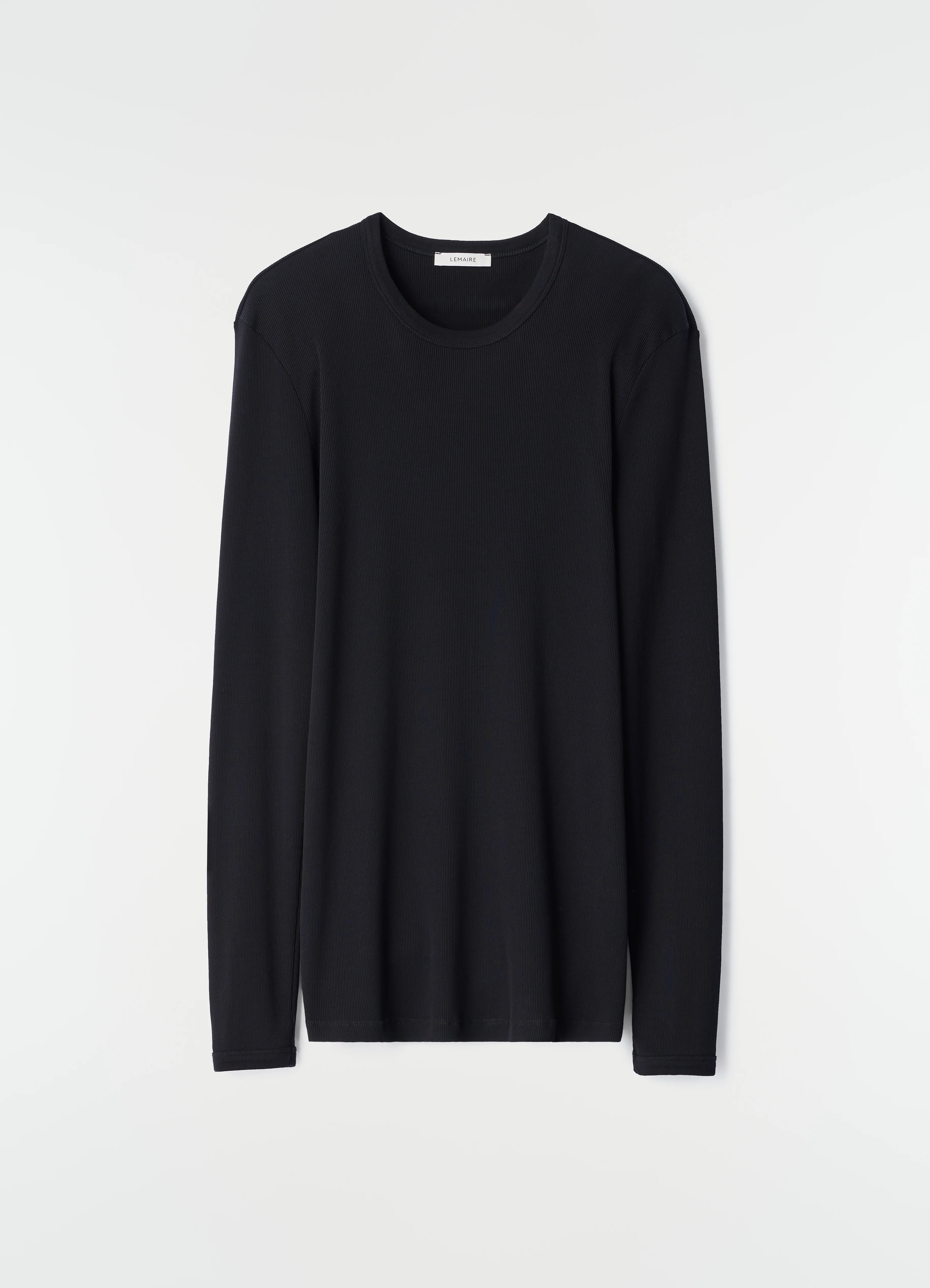 LONG-SLEEVE TOP IN RIBBED JERSEY - Image 3