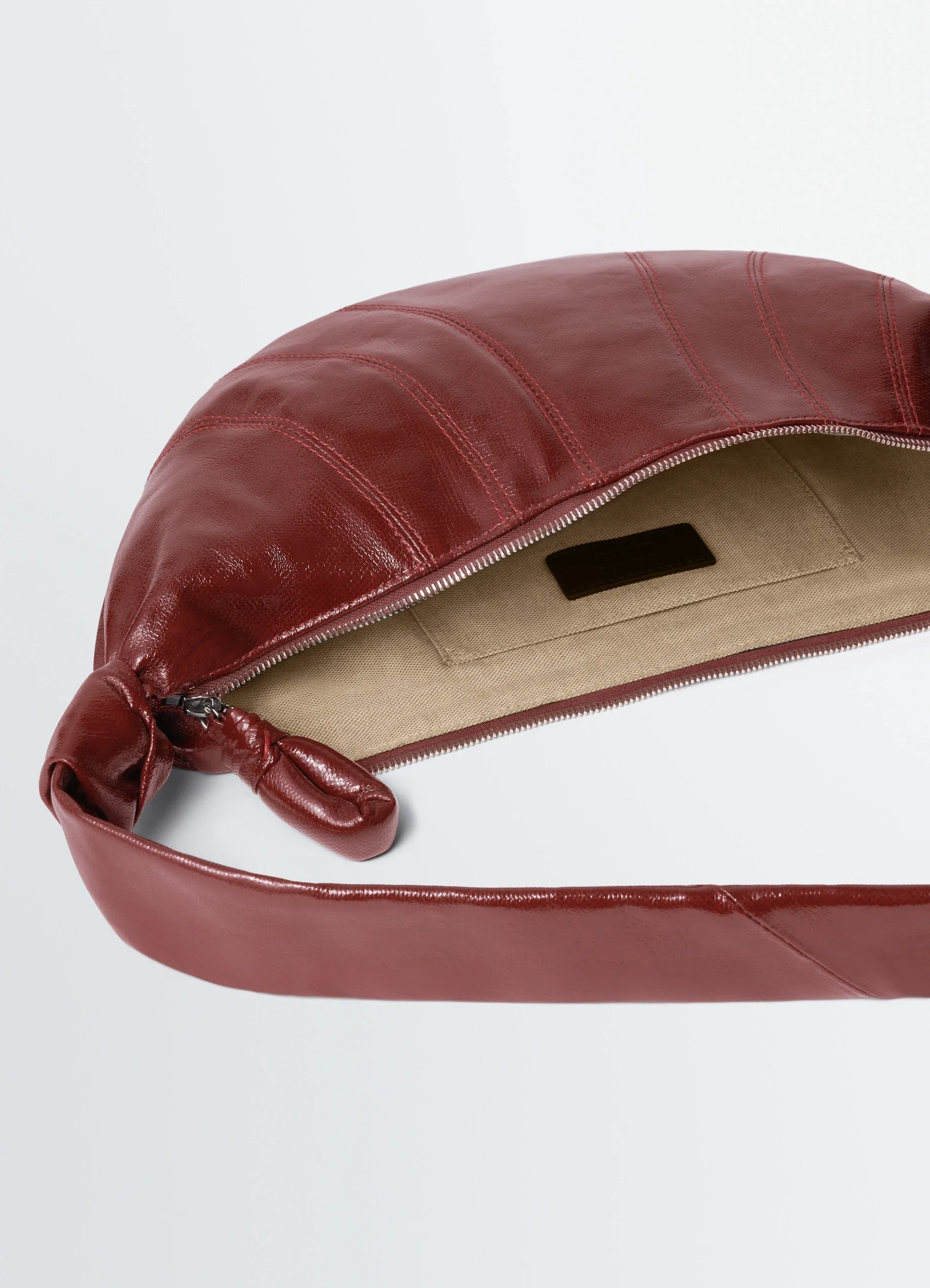 MEDIUM CROISSANT BAG IN COATED COTTON - Image 9