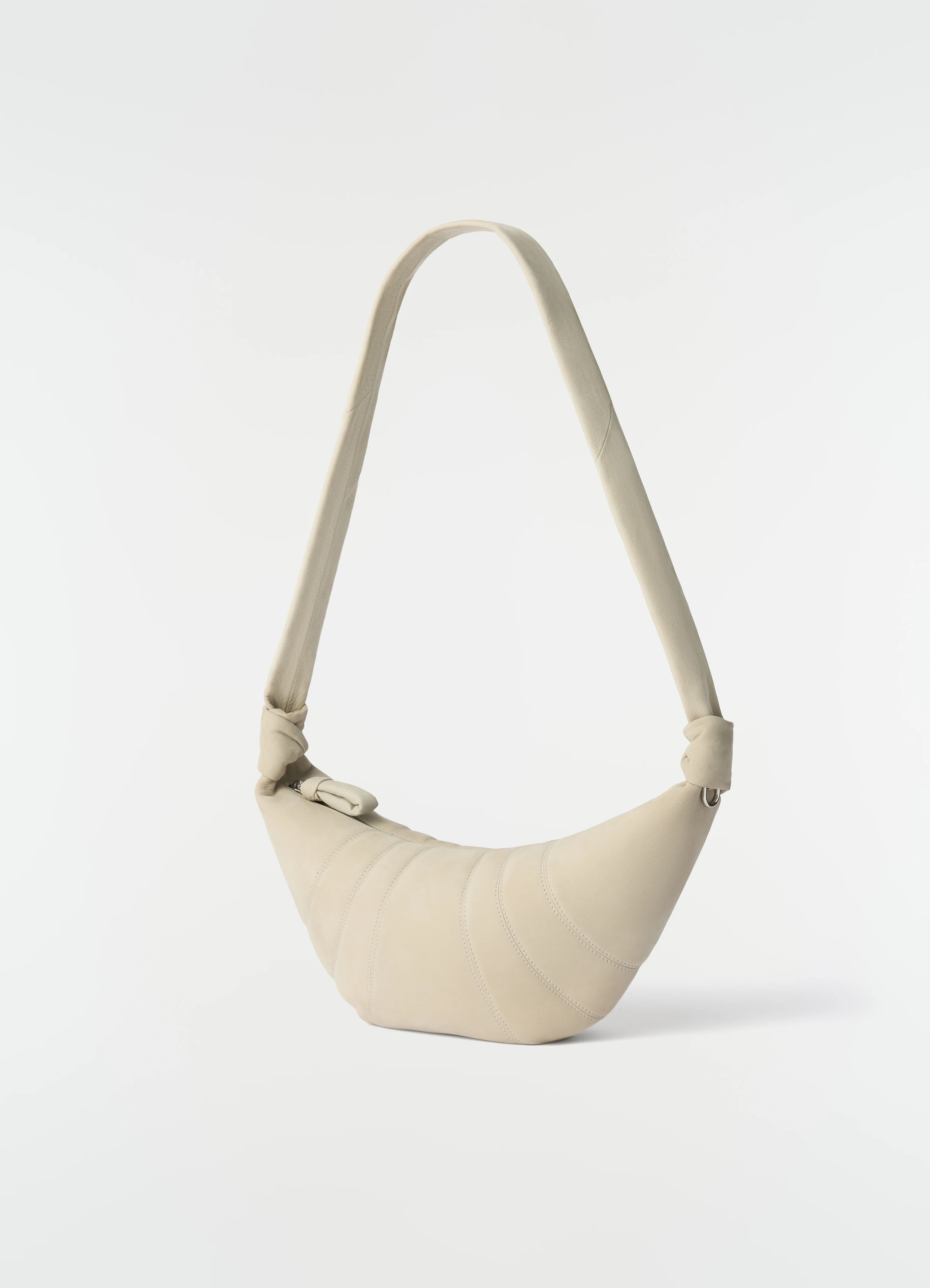 MEDIUM CROISSANT BAG IN ALPACA NUBUCK - Image 4