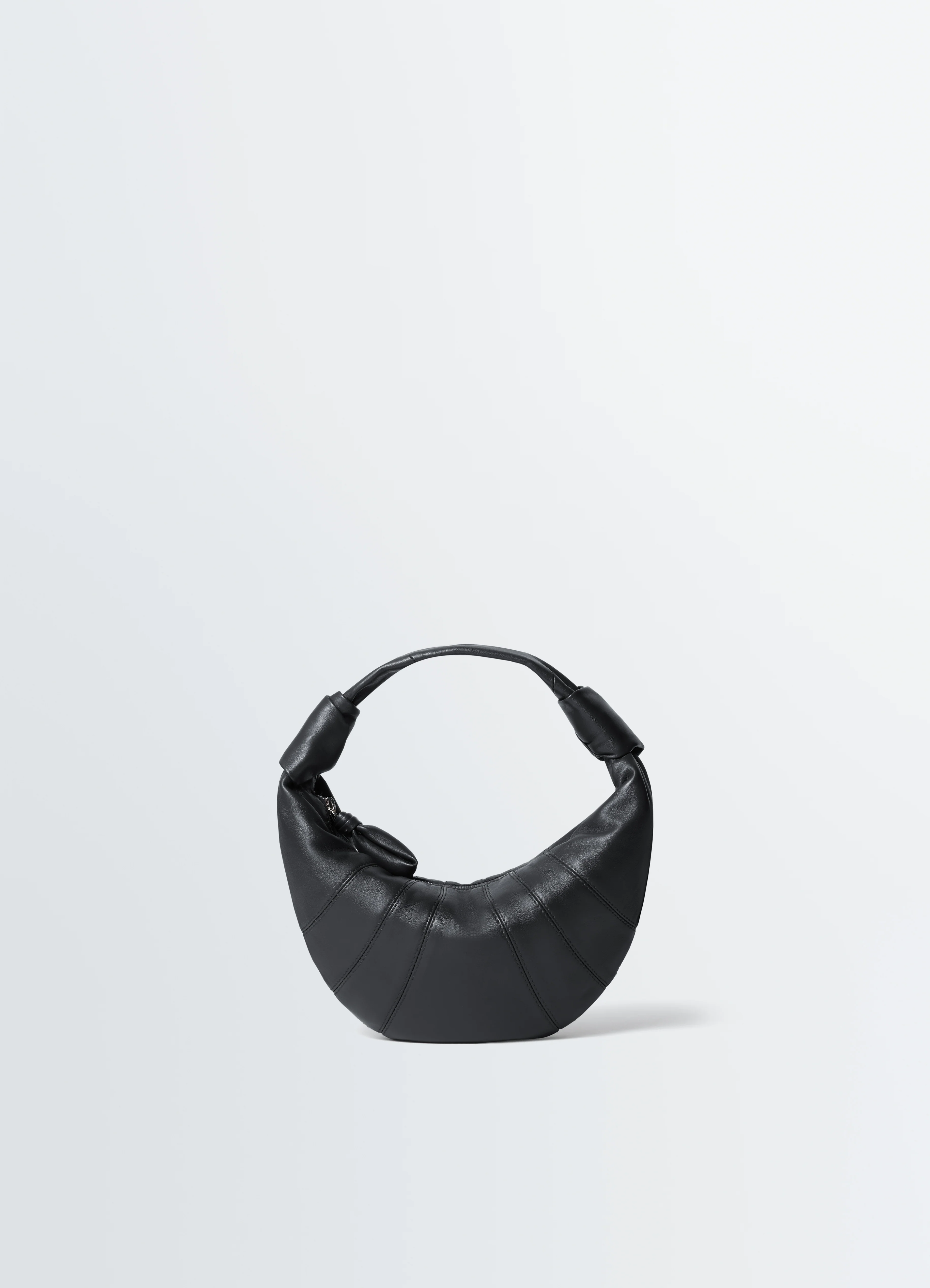 MINI FORTUNE CROISSANT BAG IN LEATHER