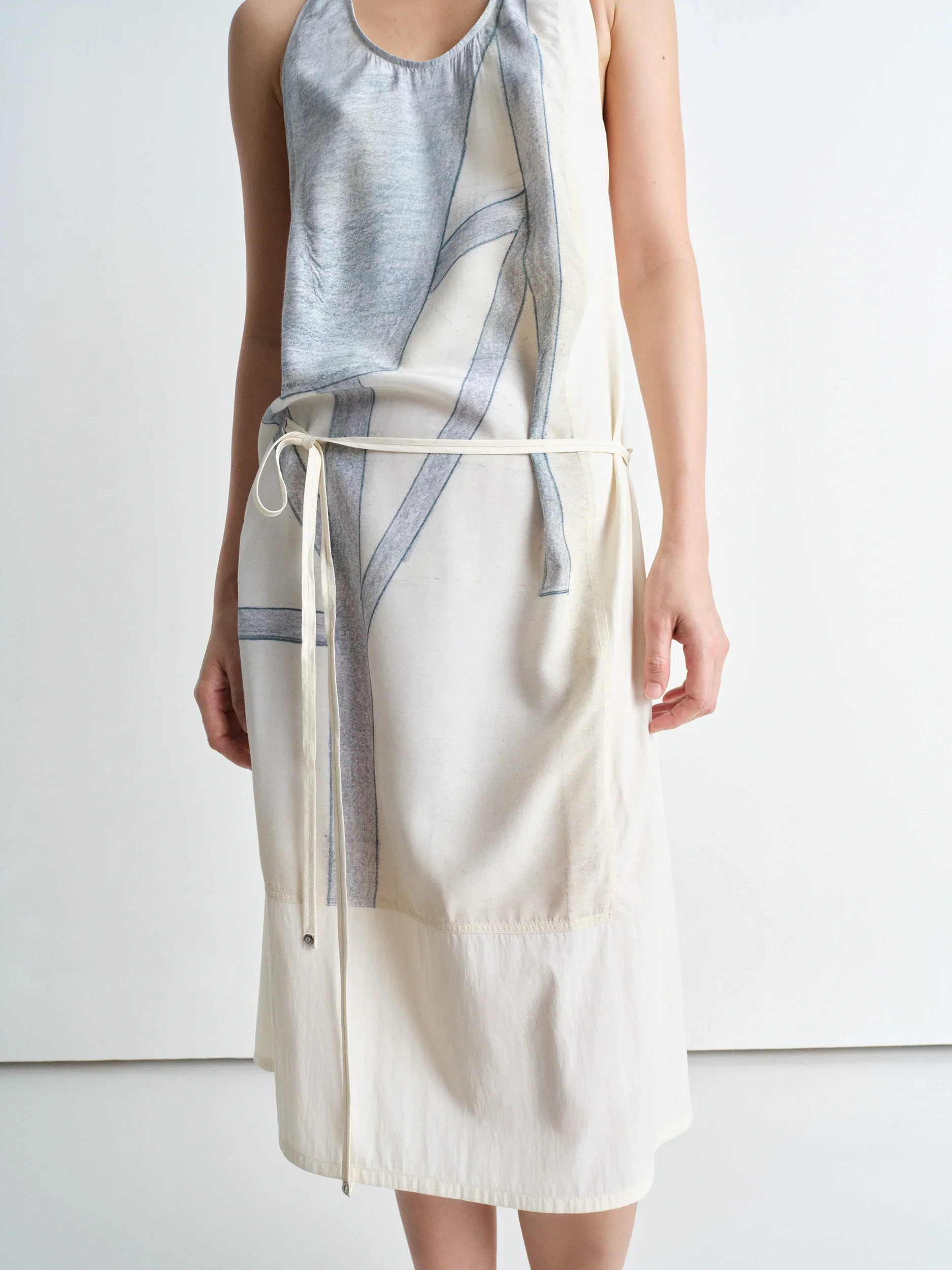 PHILIPPE WEISBECKER APRON DRESS IN VISCOSE - Image 2