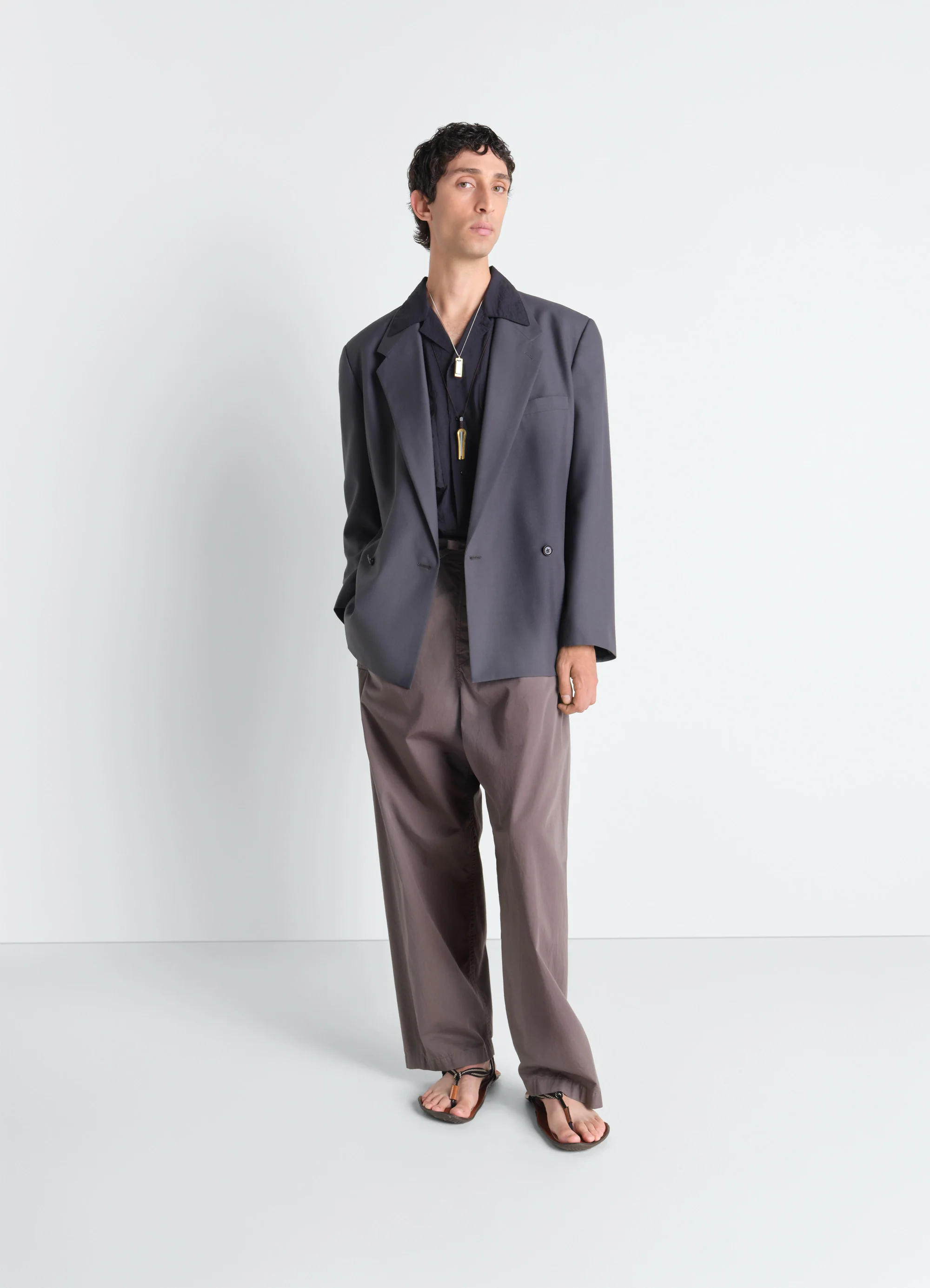 PYJAMA PANTS IN LIGHT COTTON TWILL