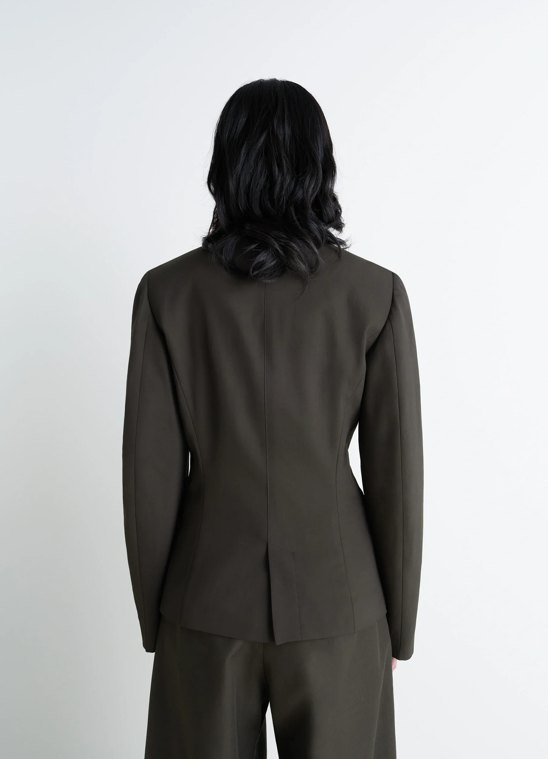 SINGLE-BREASTED FITTED TAILORED JACKET - Image 3