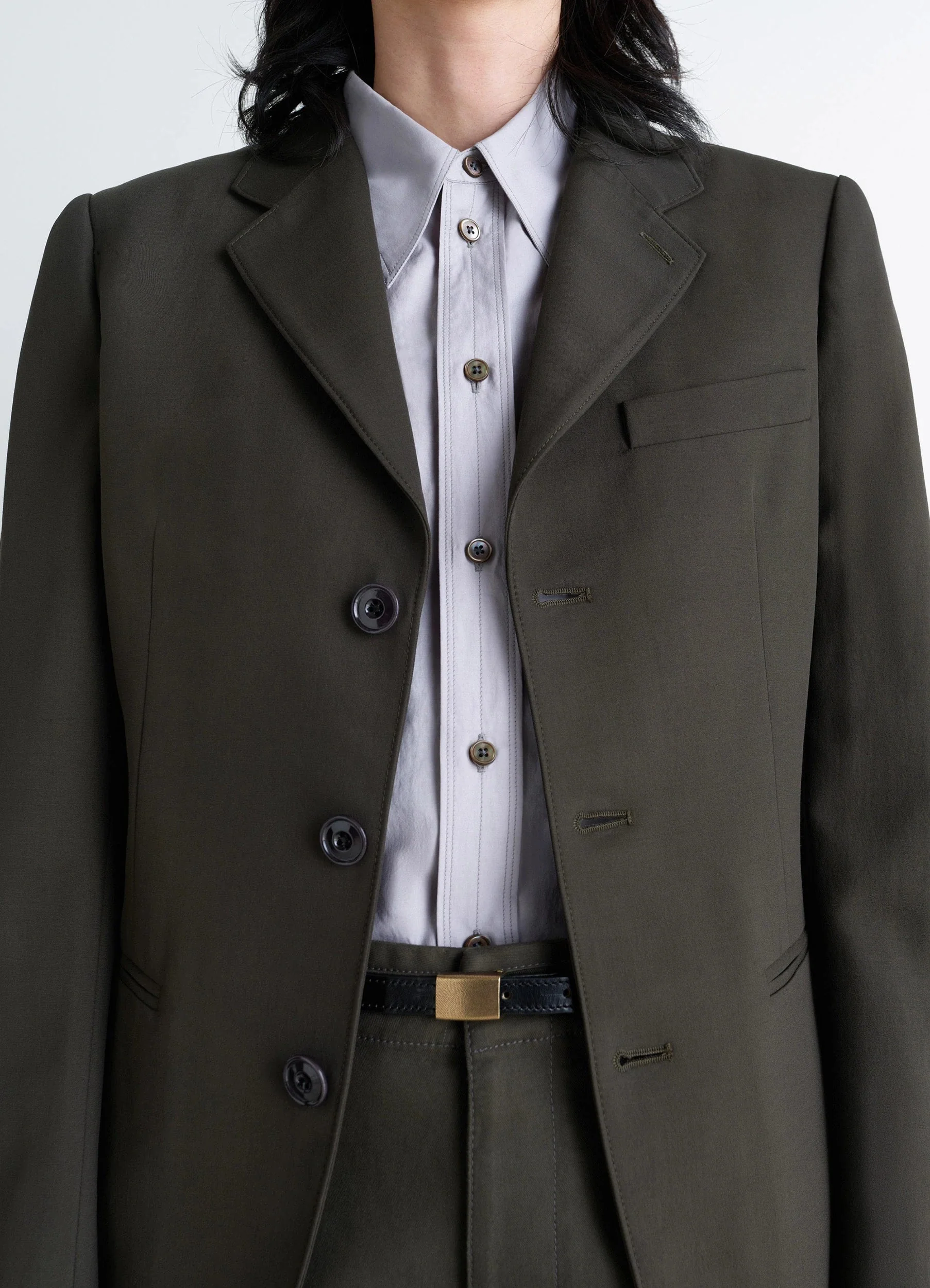 SINGLE-BREASTED FITTED TAILORED JACKET - Image 5