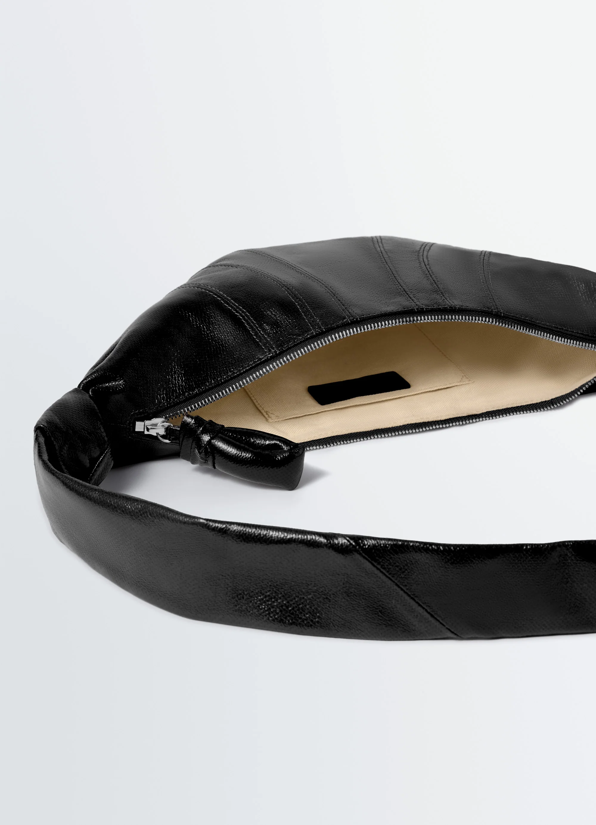 SMALL CROISSANT BAG IN COATED COTTON - Image 10