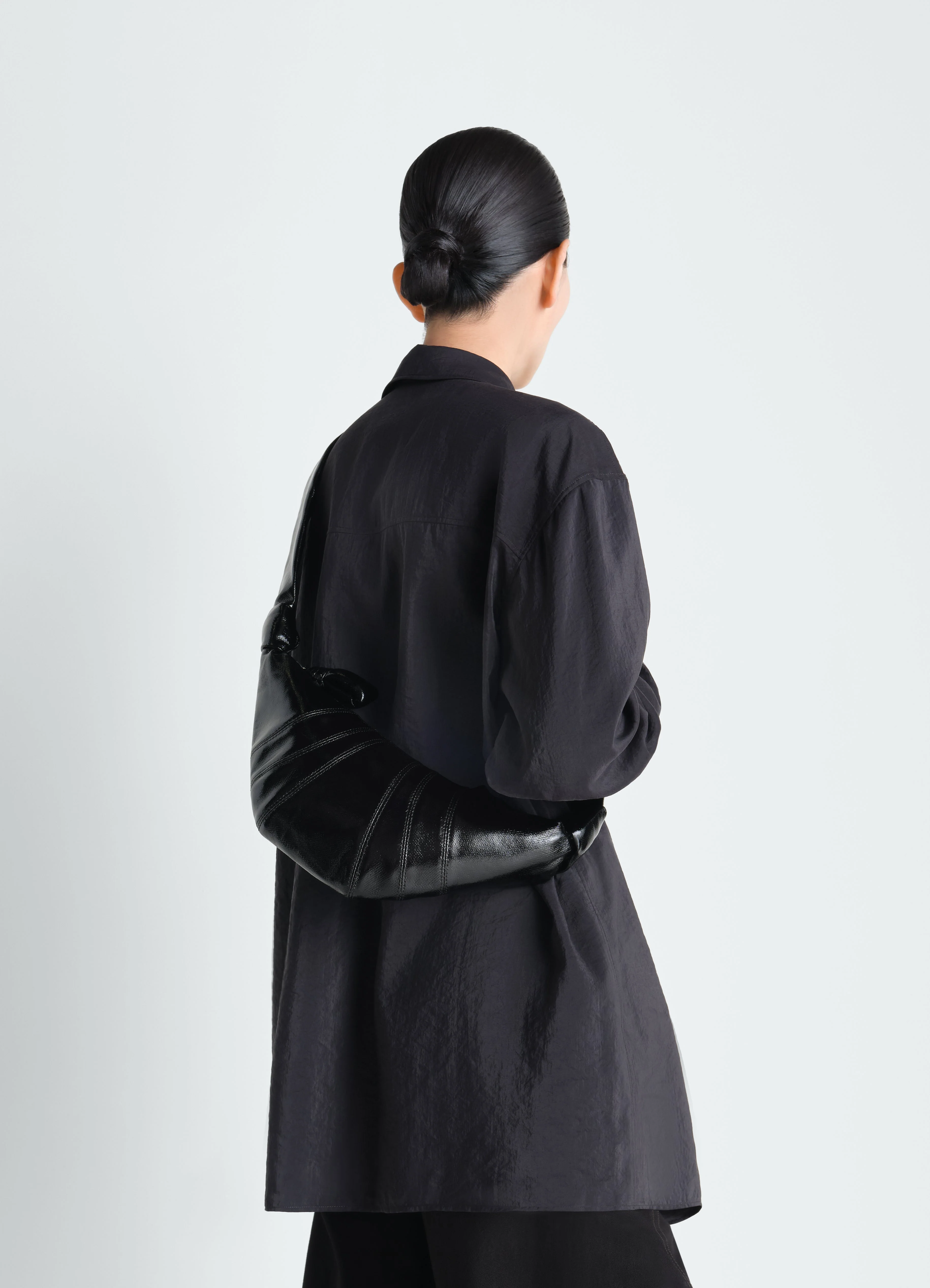 SMALL CROISSANT BAG IN COATED COTTON - Image 2
