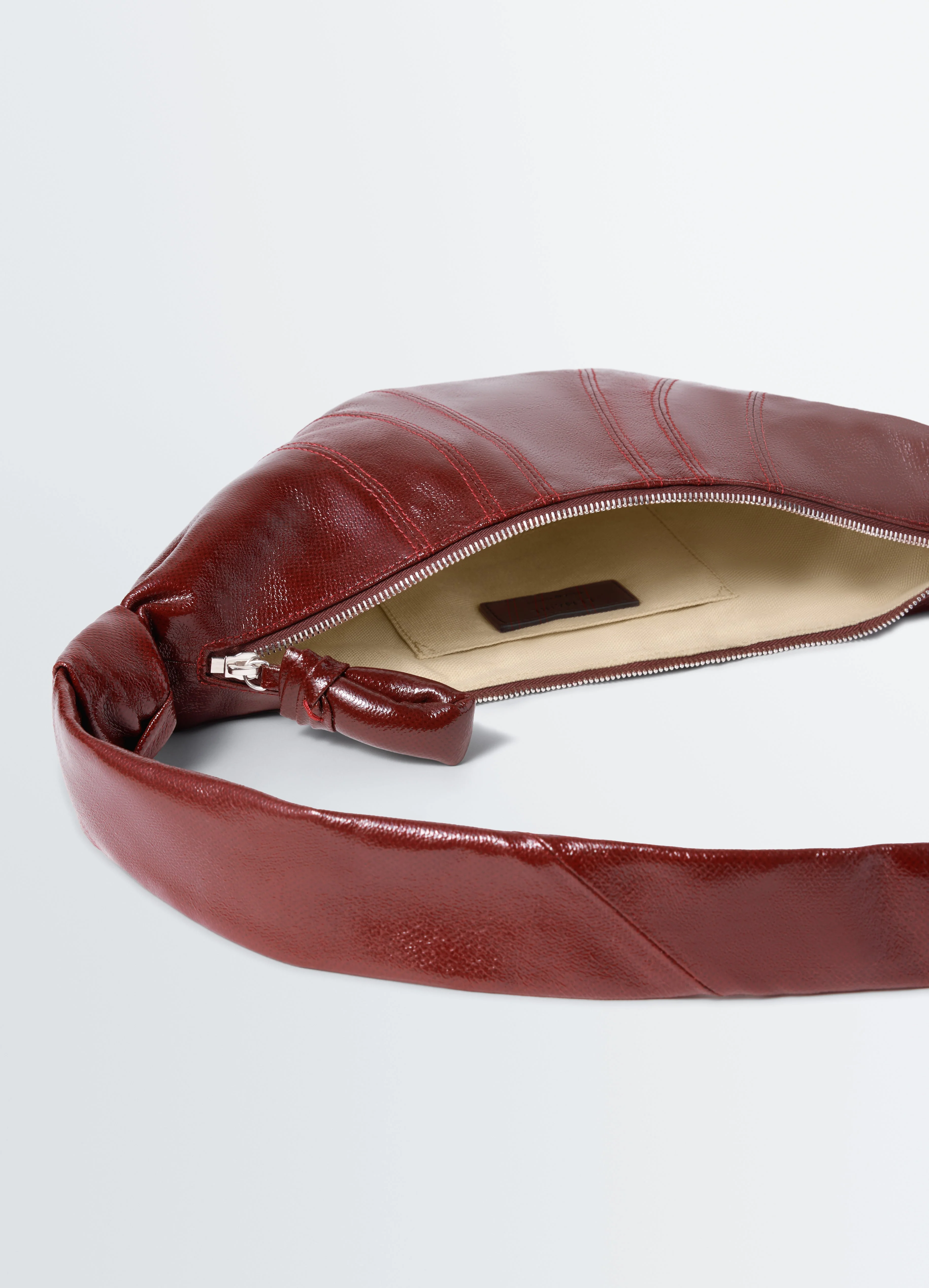 SMALL CROISSANT BAG IN COATED COTTON - Image 4