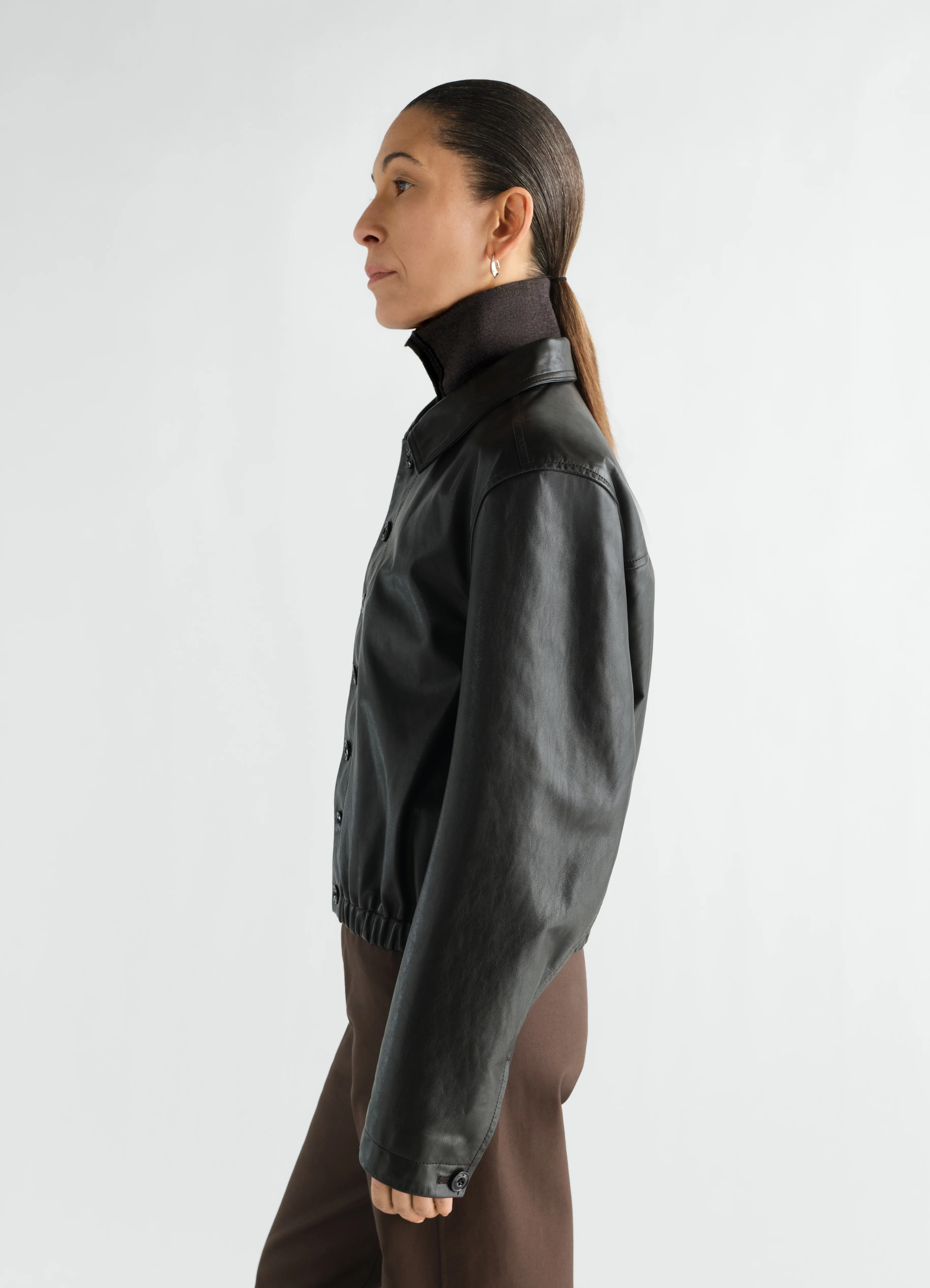 SOFT LEATHER BLOUSON - Image 3