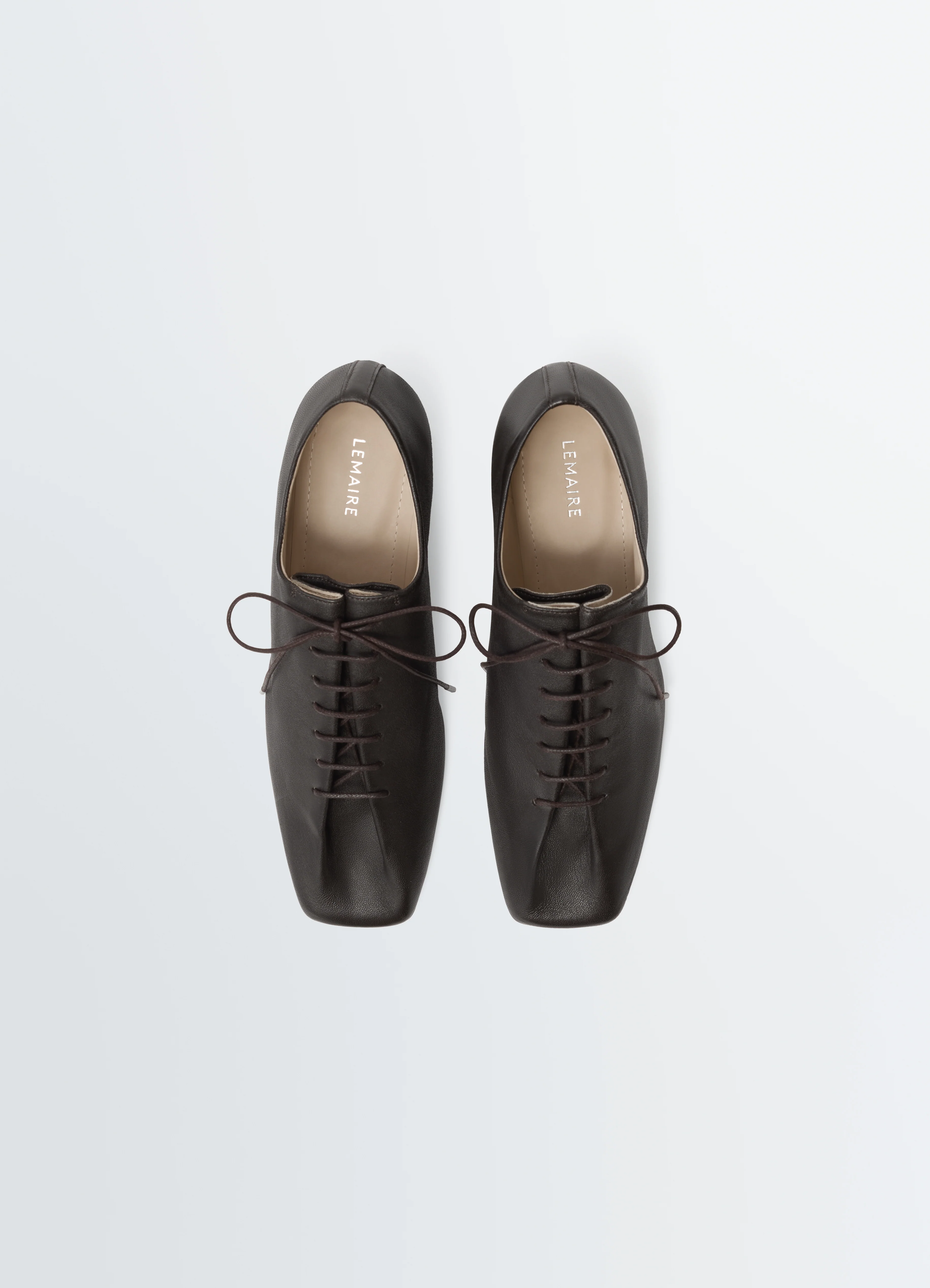 SOURIS CLASSIC DERBIES 55MM HEEL IN LEATHER - Image 5