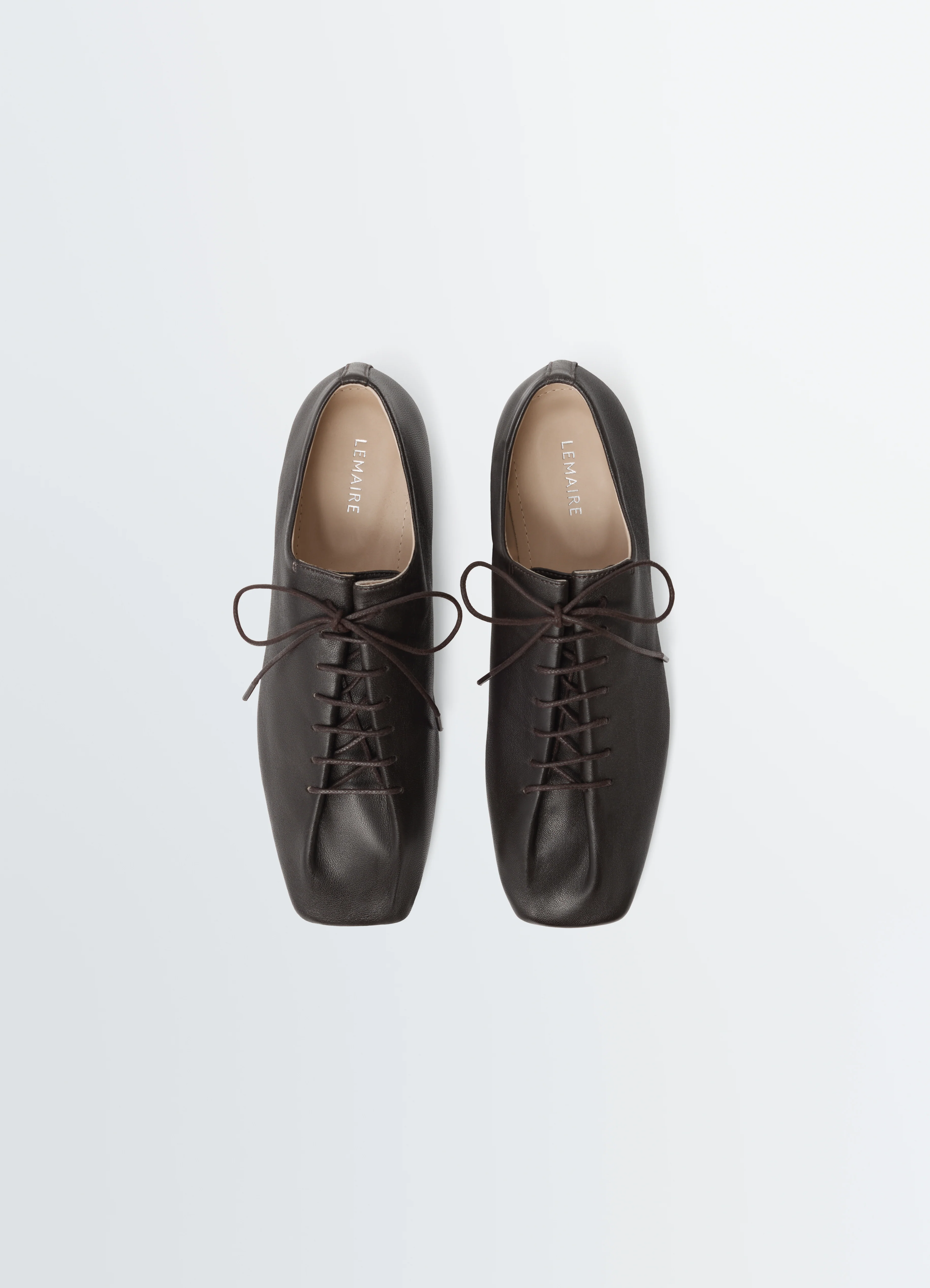 SOURIS FLAT CLASSIC DERBIES IN LEATHER - Image 5