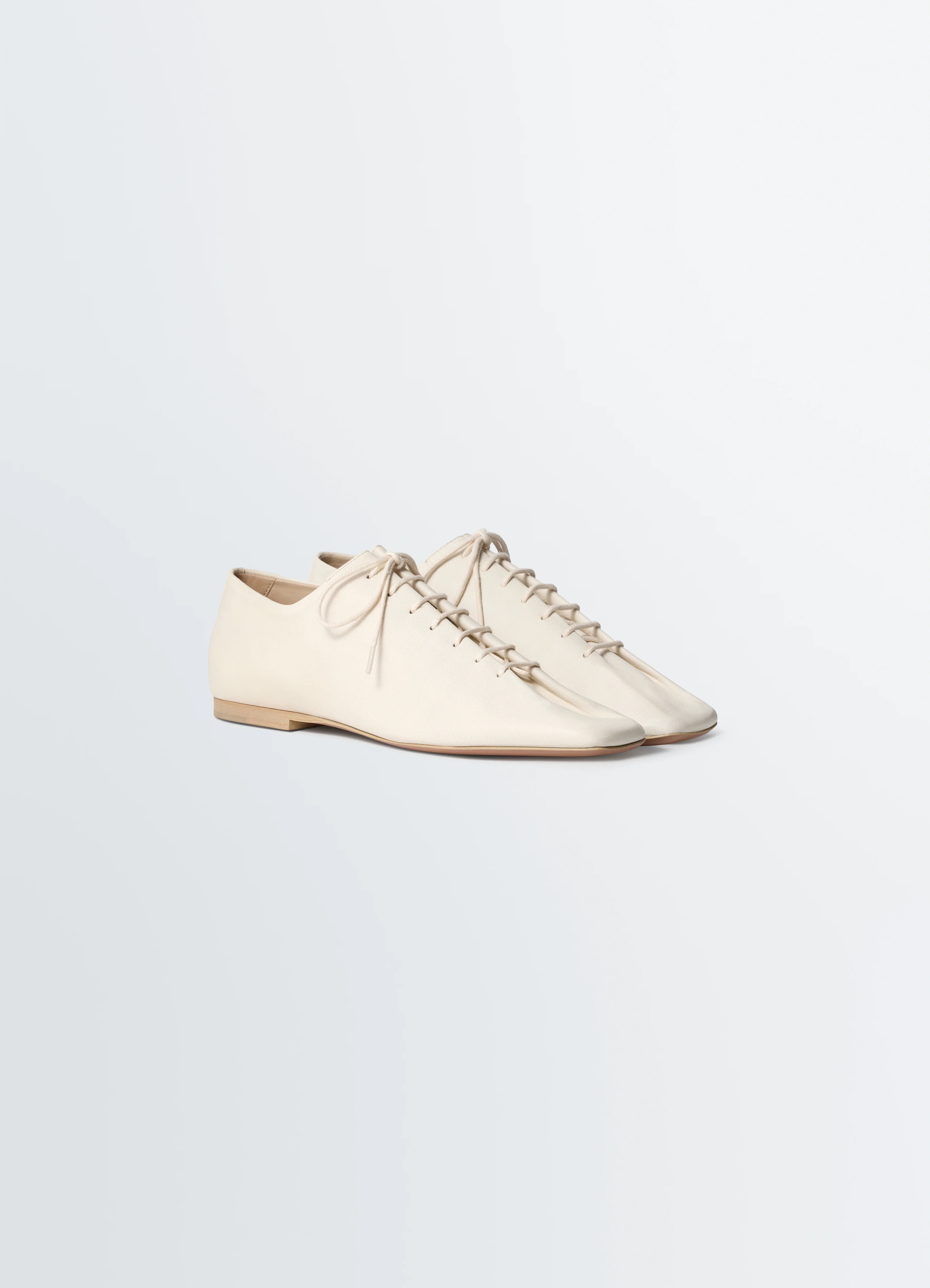 SOURIS FLAT CLASSIC DERBIES IN LEATHER - Image 3