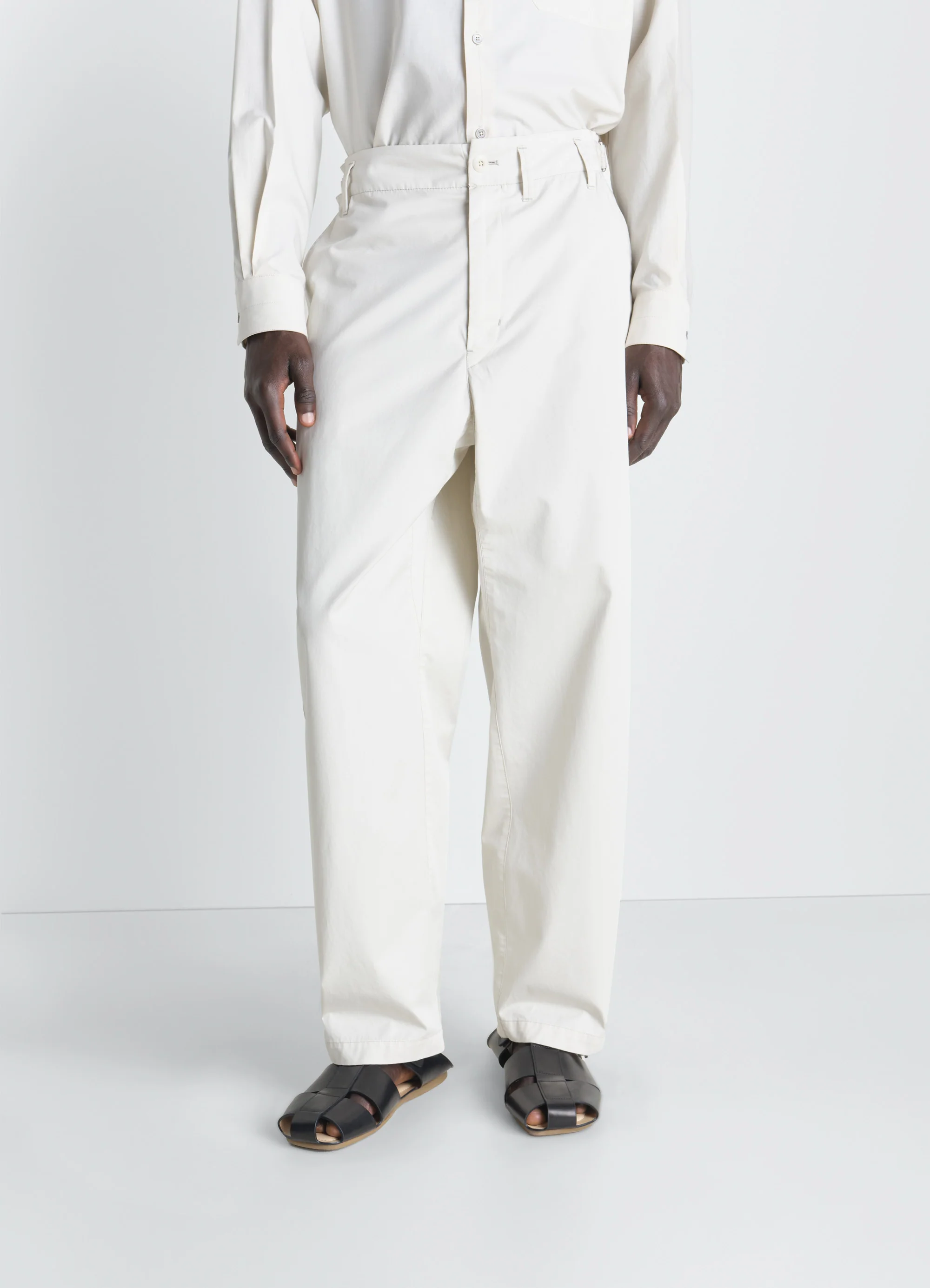 TAPERED WORKWEAR PANTS IN COTTON TWILL - Image 2