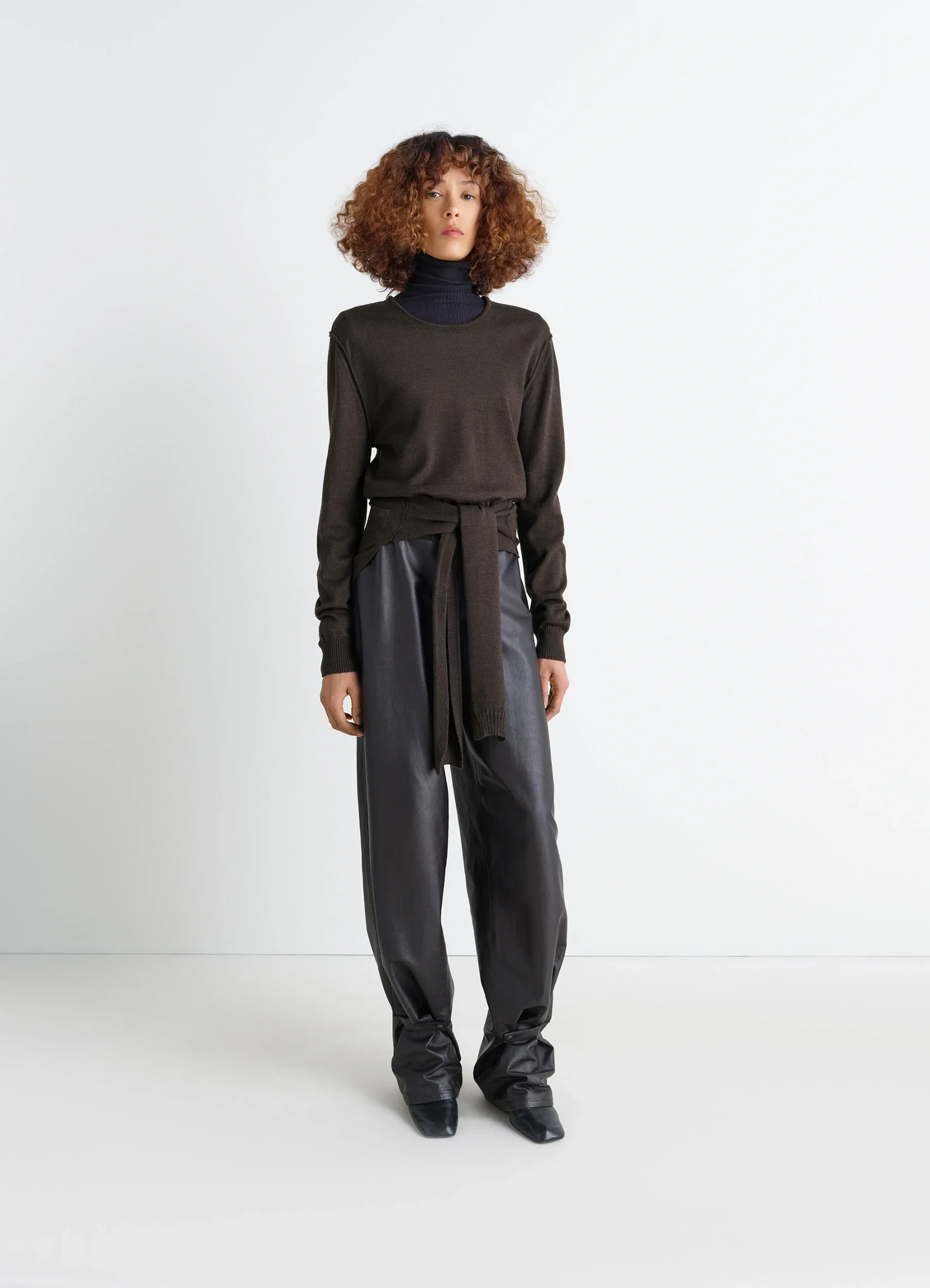TROMPE L'OEIL CREW NECK JUMPER - Image 2