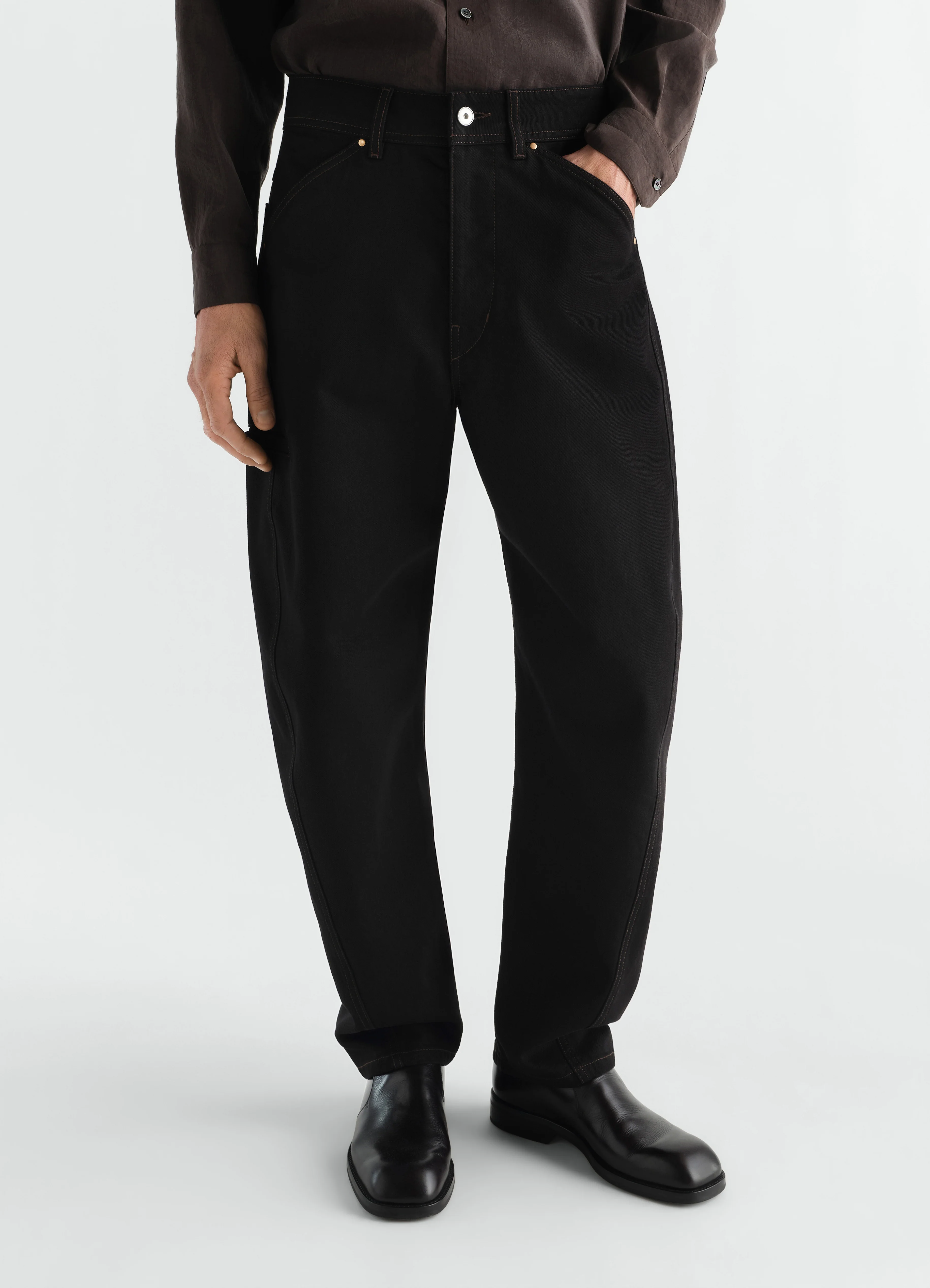 TWISTED WORKWEAR PANTS IN DENIM - Image 2