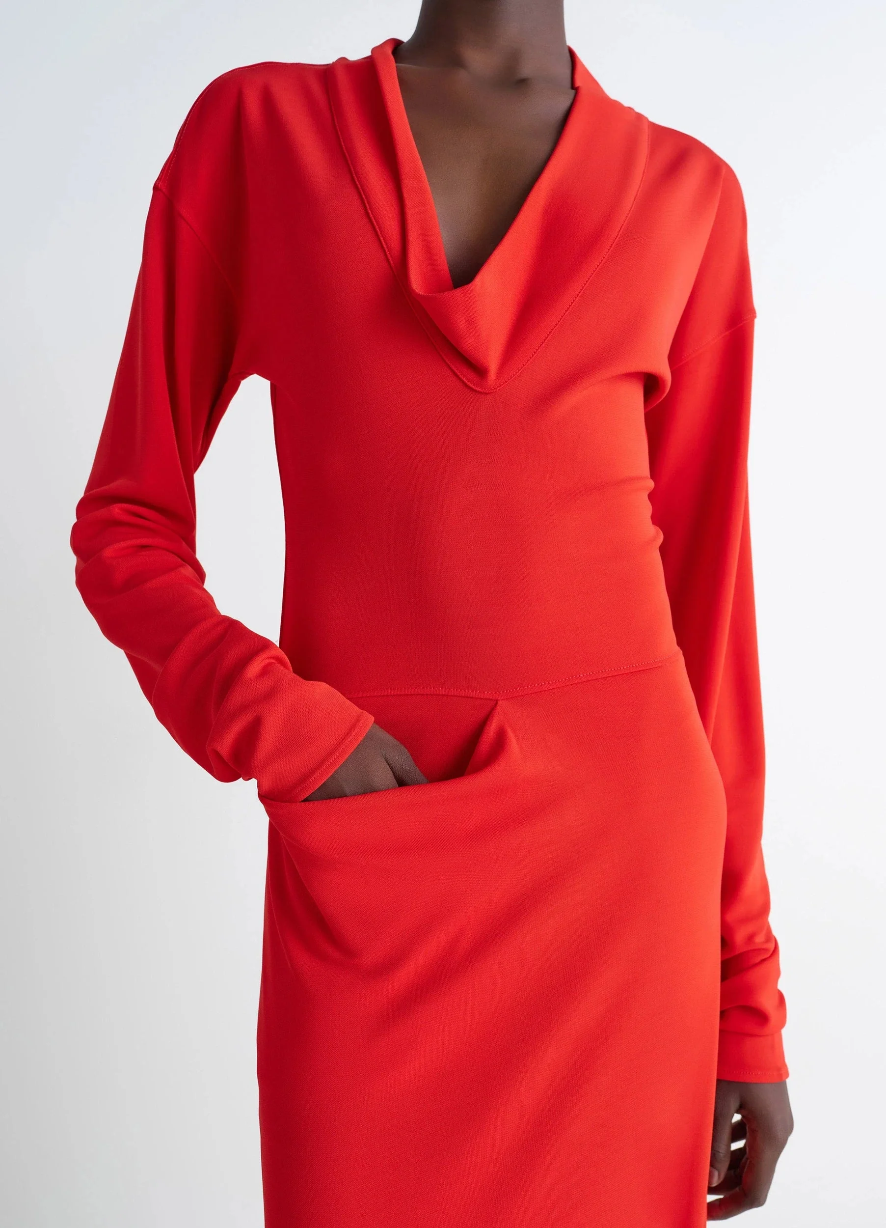 V-NECK DRESS - Image 2