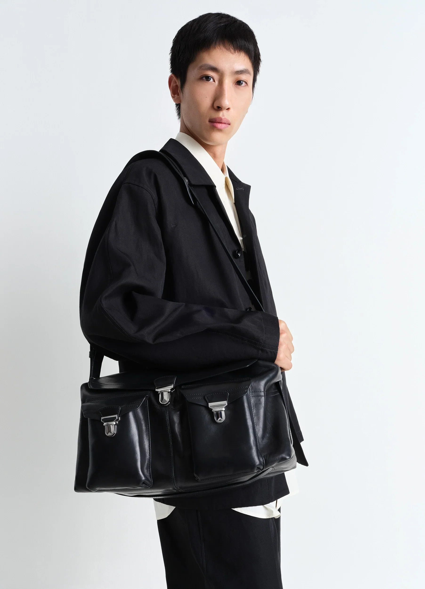WEEK-END GEAR BAG IN LEATHER - Image 3